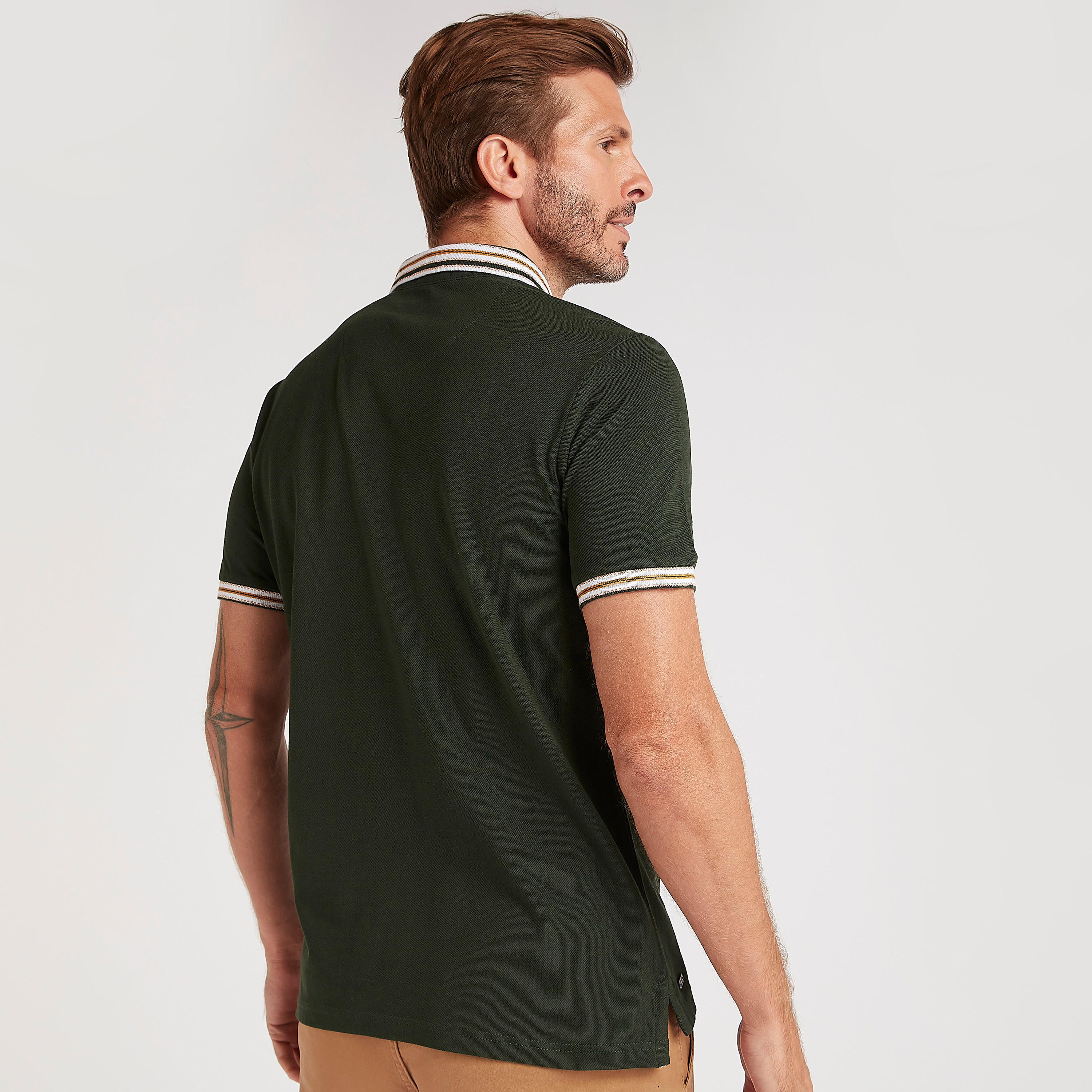 تيشيرت بولو بارز الملمس بأكمام قصيرة-men-clothing-tshirtsandpolos-polos-image-4