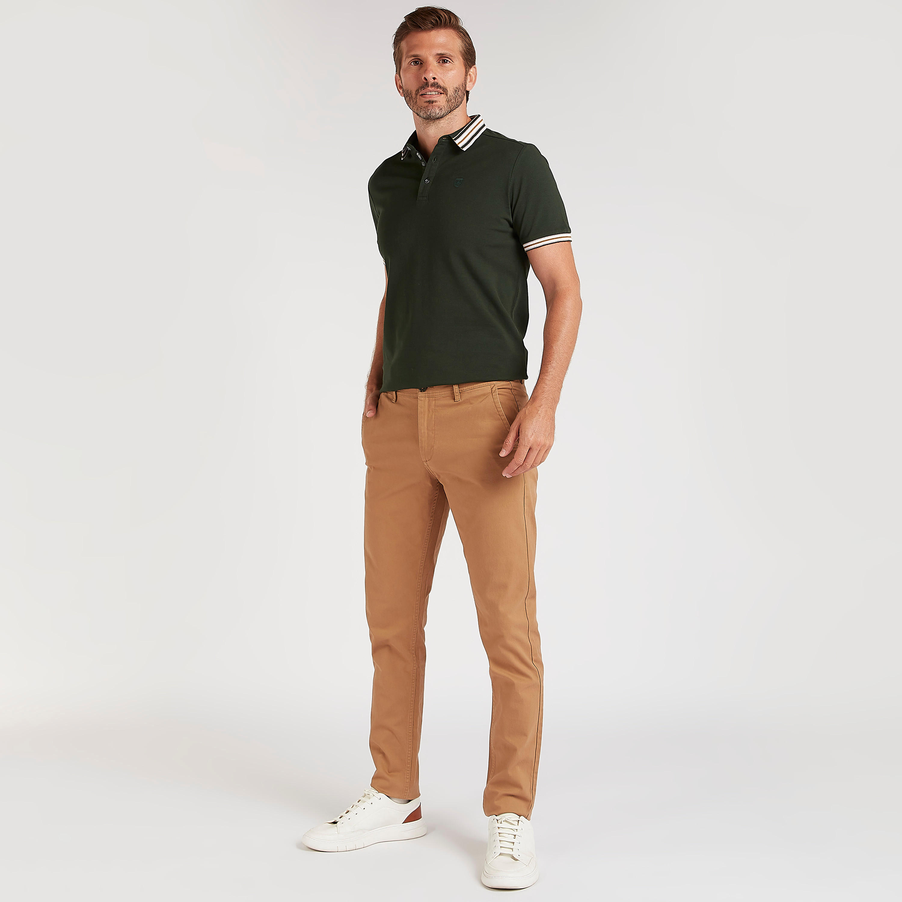تيشيرت بولو بارز الملمس بأكمام قصيرة-men-clothing-tshirtsandpolos-polos-image-5
