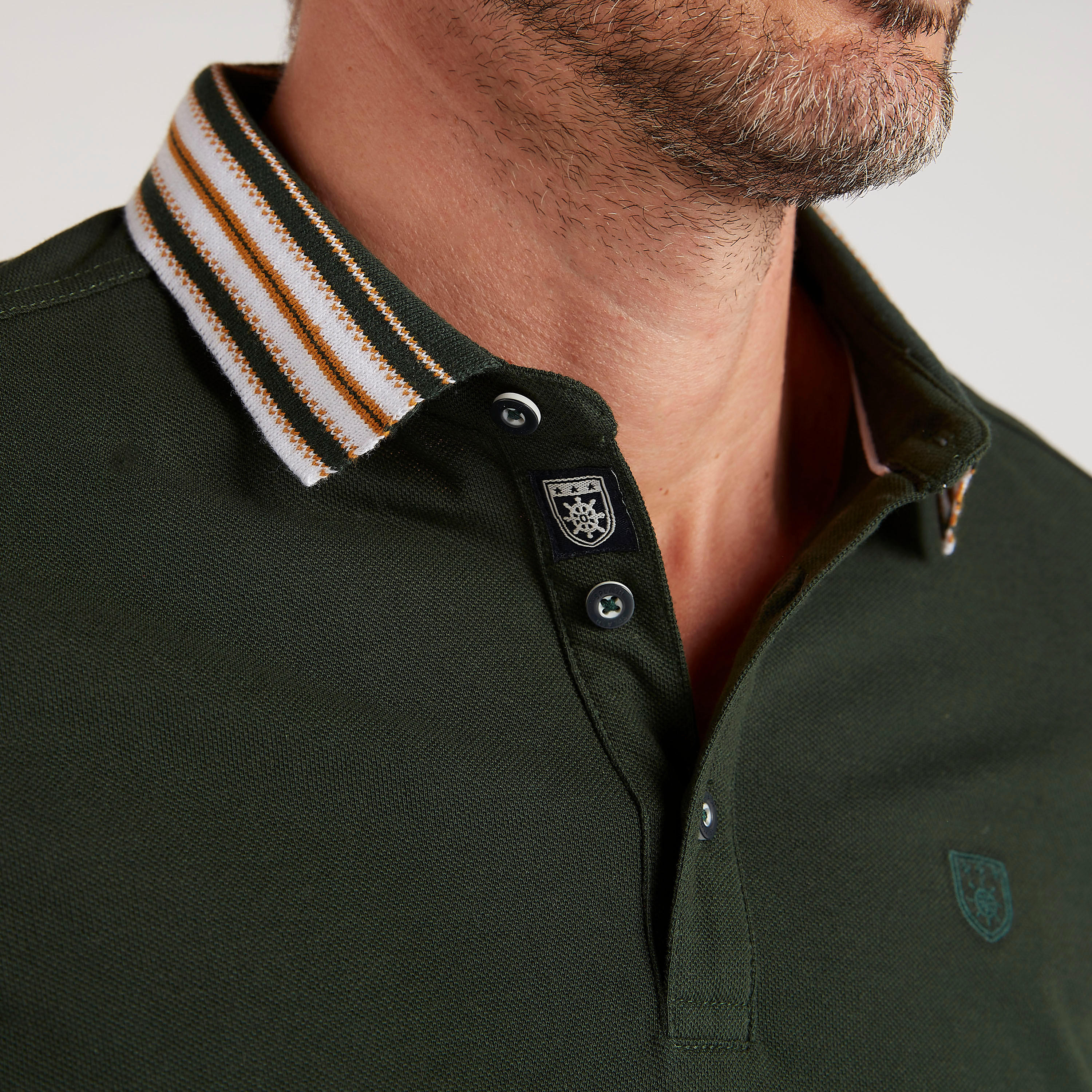 تيشيرت بولو بارز الملمس بأكمام قصيرة-men-clothing-tshirtsandpolos-polos-image-6