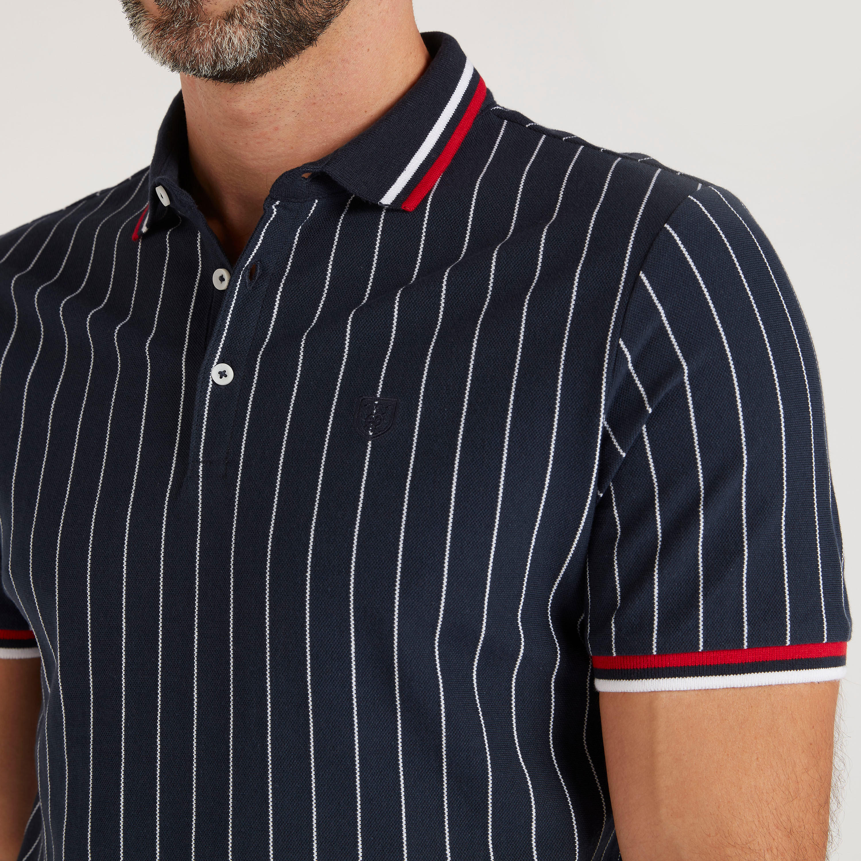 تيشيرت بولو مخطّط بأكمام قصيرة-men-clothing-tshirtsandpolos-polos-image-3