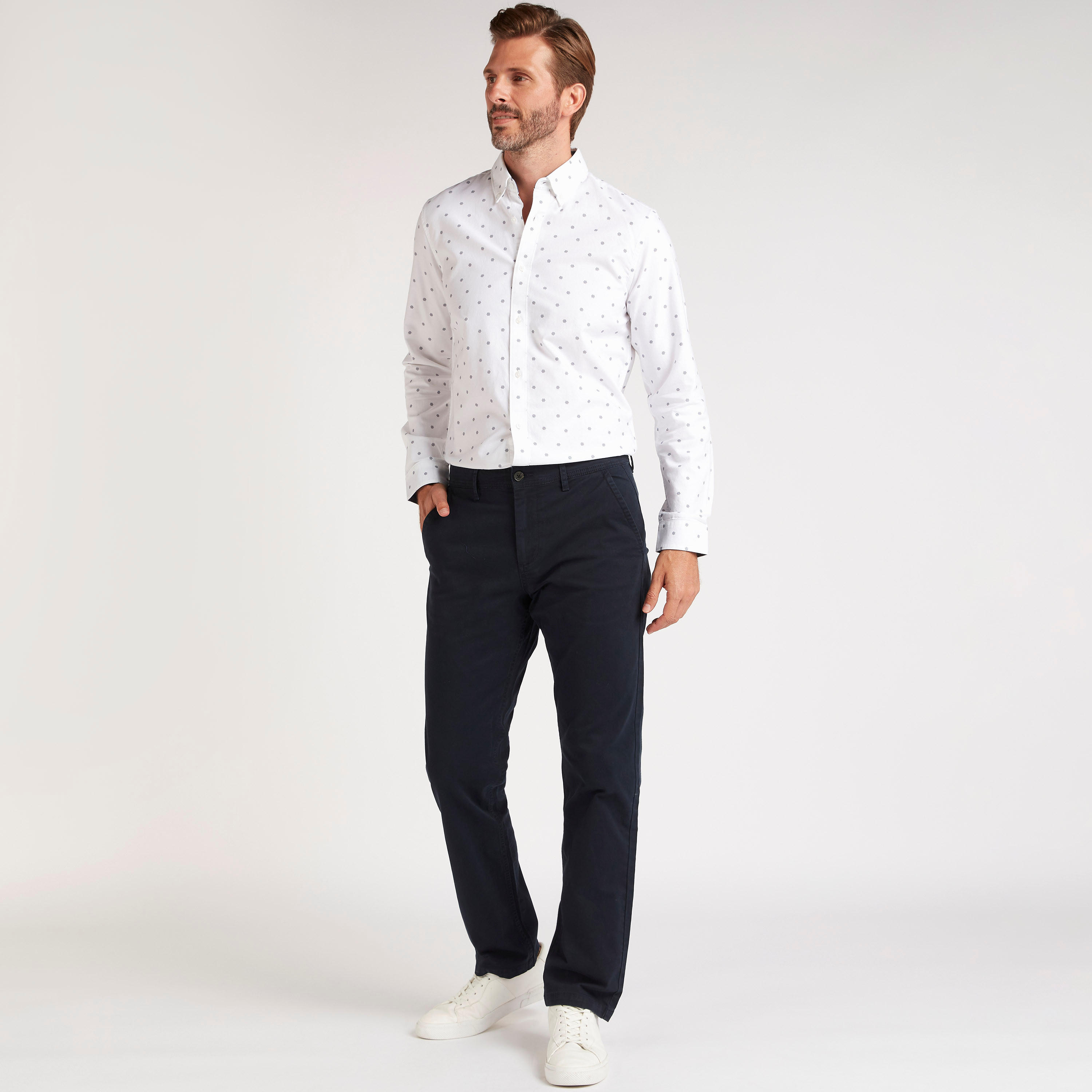 Printed Shirt with Long Sleeves and Button Closure-men-clothing-shirts-image-3