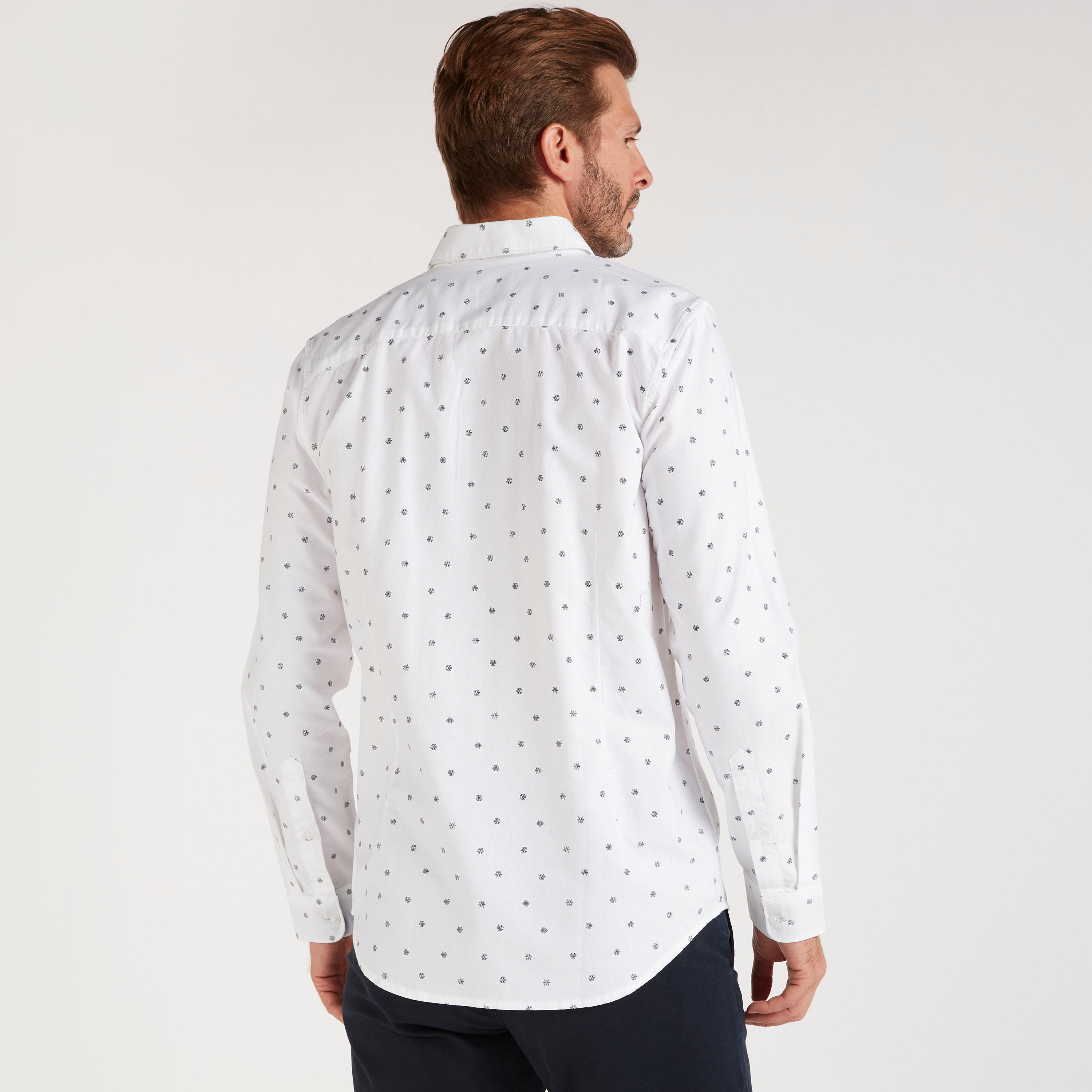 Printed Shirt with Long Sleeves and Button Closure-men-clothing-shirts-image-5