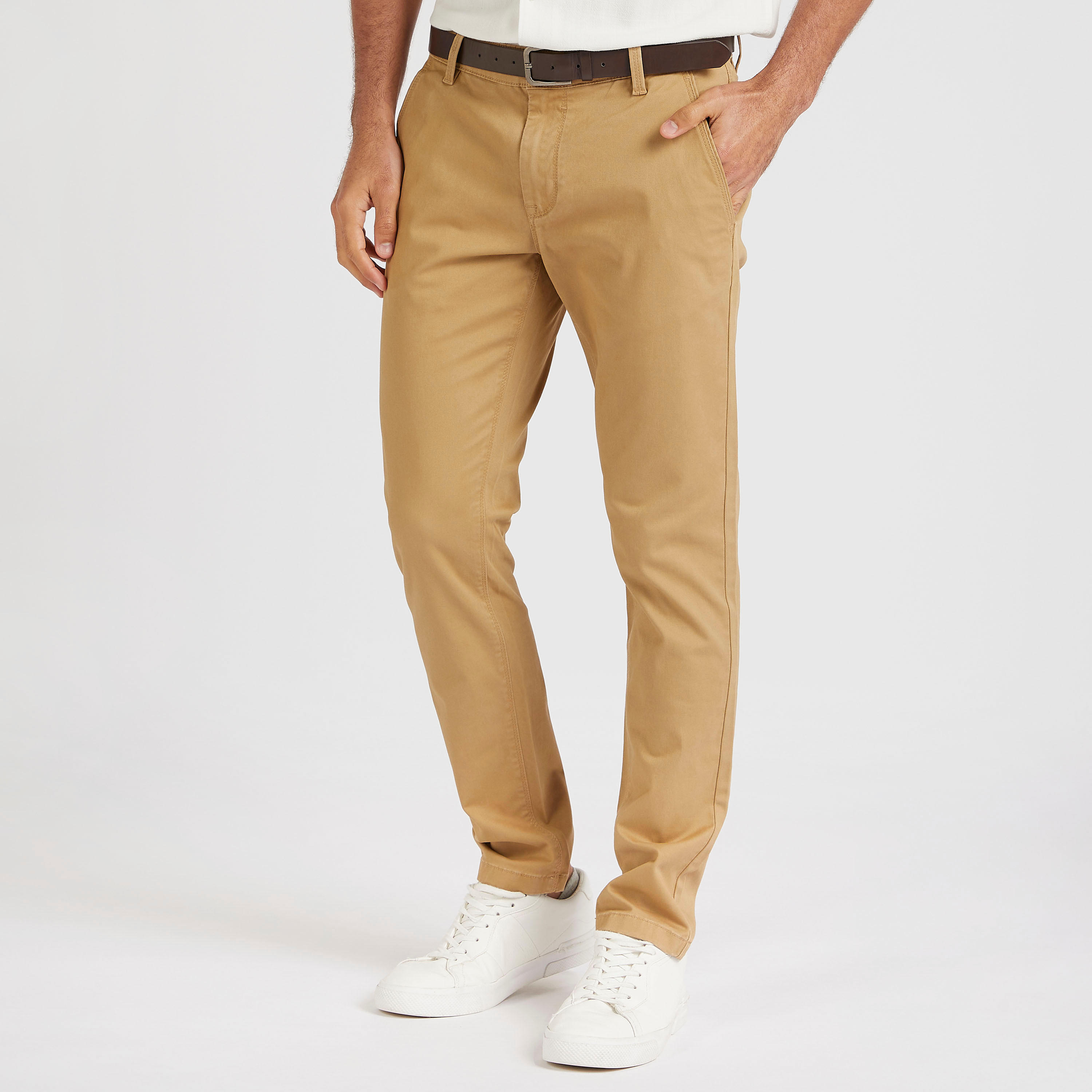 Belted Chino Pants with Button Closure and Pockets-men-clothing-bottoms-trousersandchinos-chinos-image-1