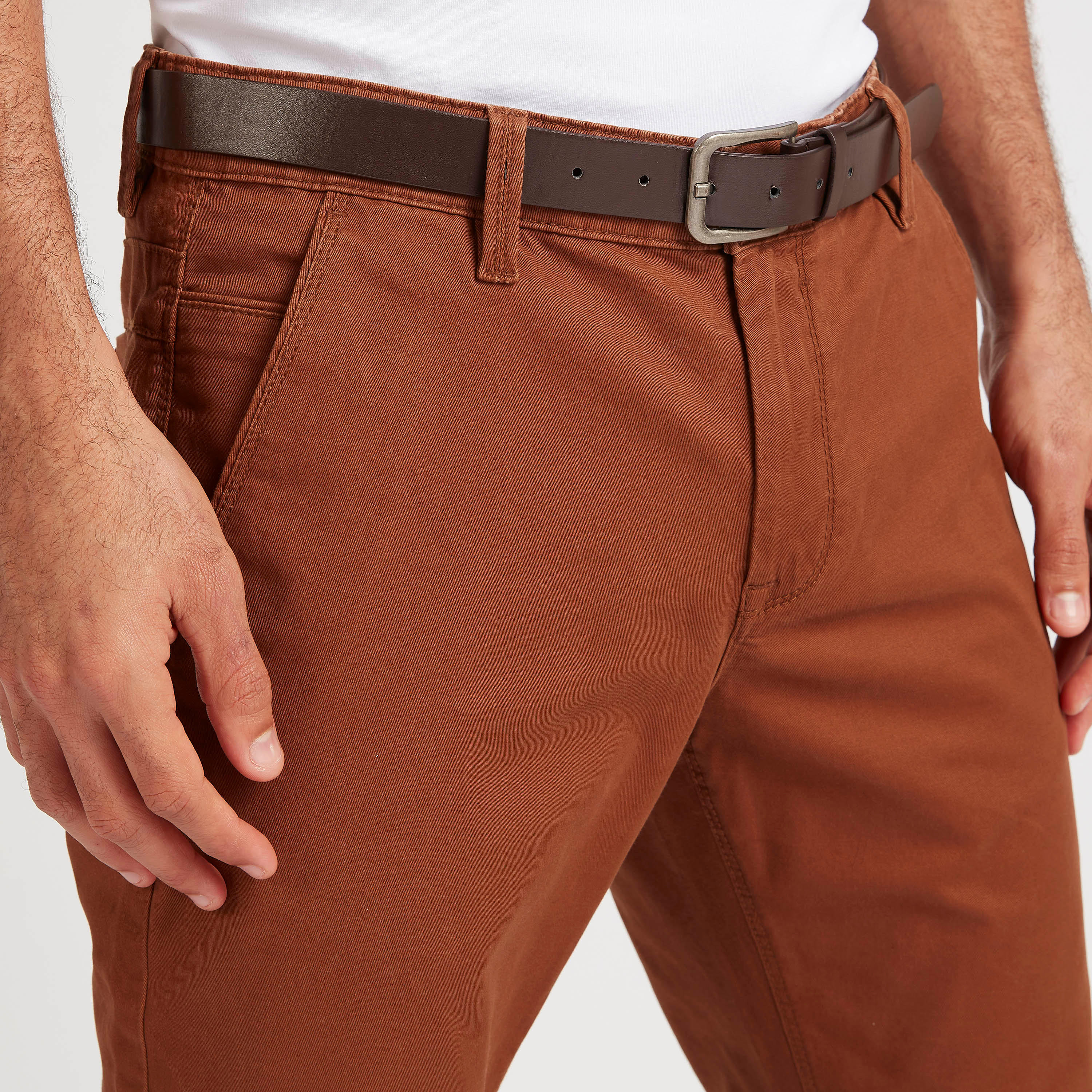 Solid Chinos with Belt and Pockets-men-clothing-bottoms-trousersandchinos-chinos-image-3