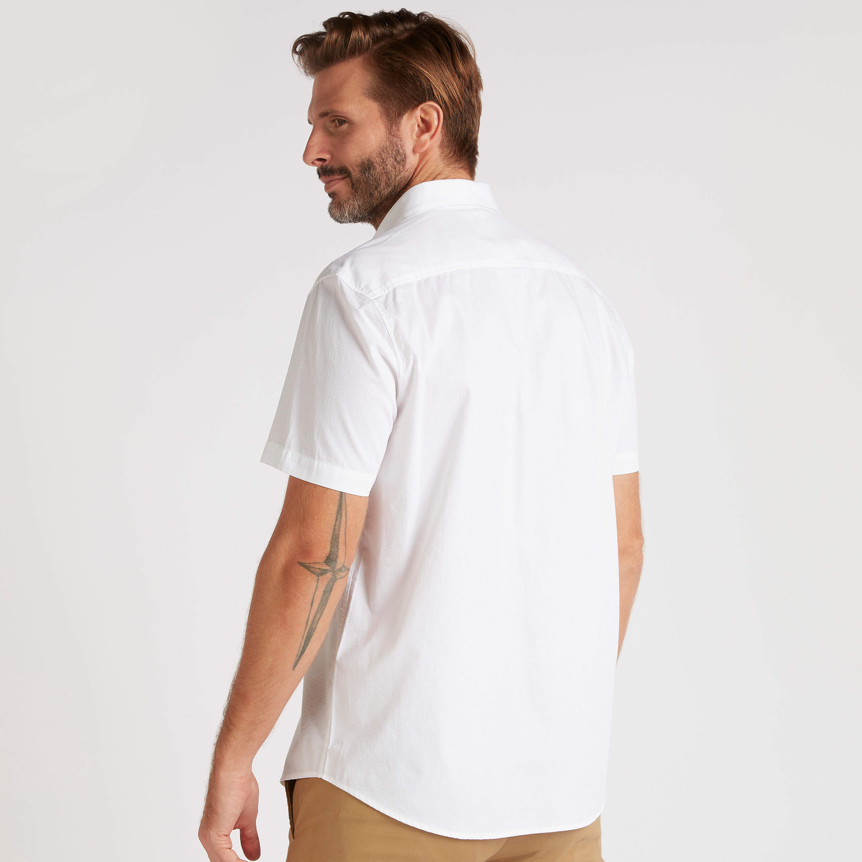 قميص بارز الملمس بنصف أكمام-men-clothing-shirts-image-4