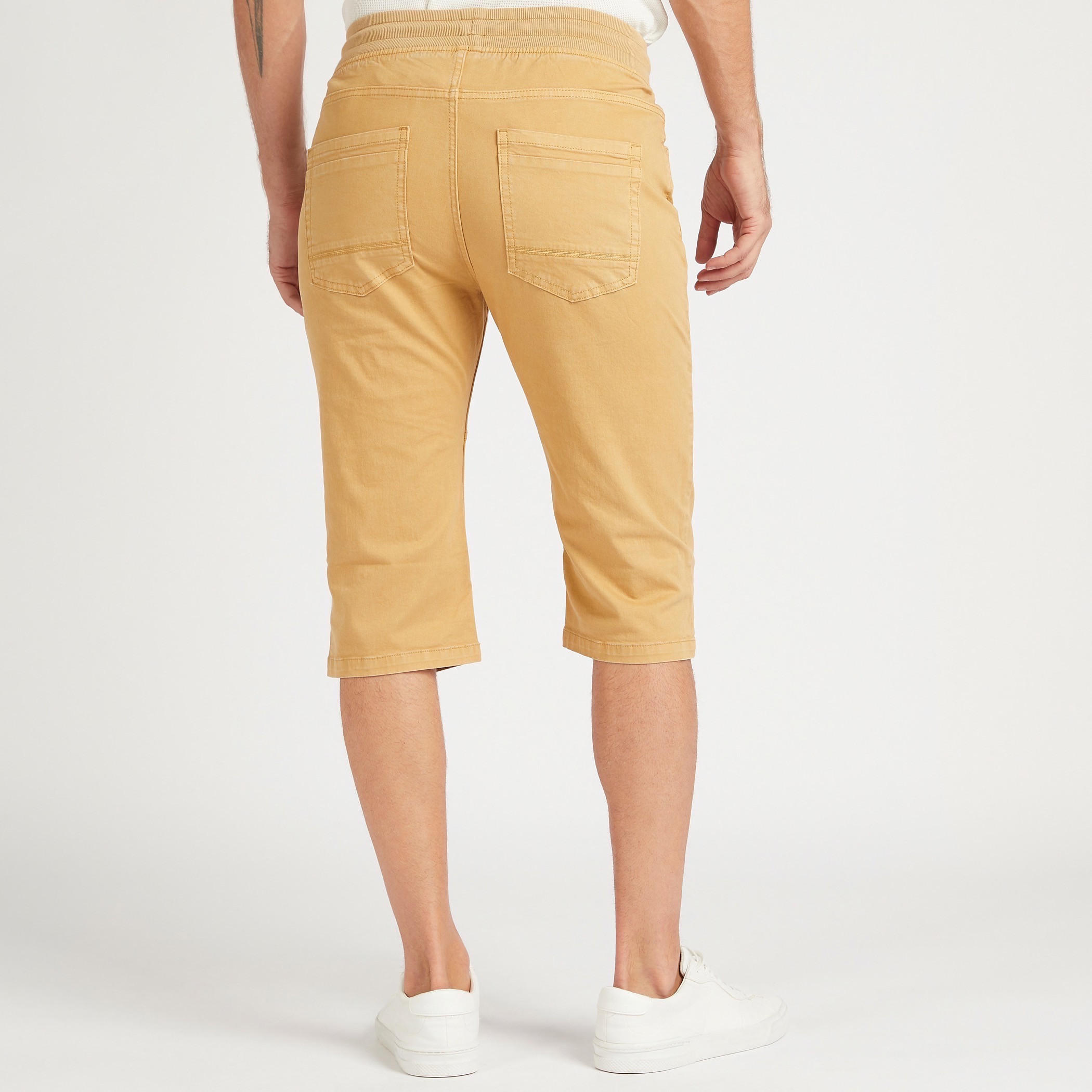 Mid-Rise Shorts with Pockets and Drawstring Waist-men-clothing-bottoms-shorts-image-4