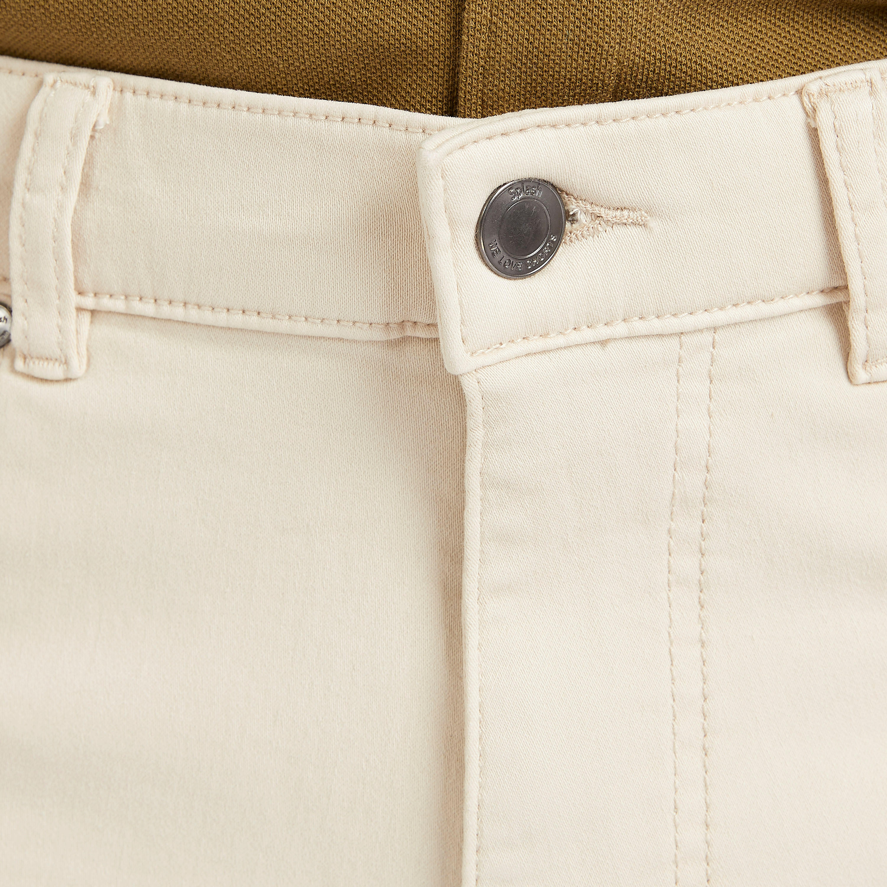 Solid Knee Length Shorts with Button Closure-men-clothing-bottoms-shorts-image-3