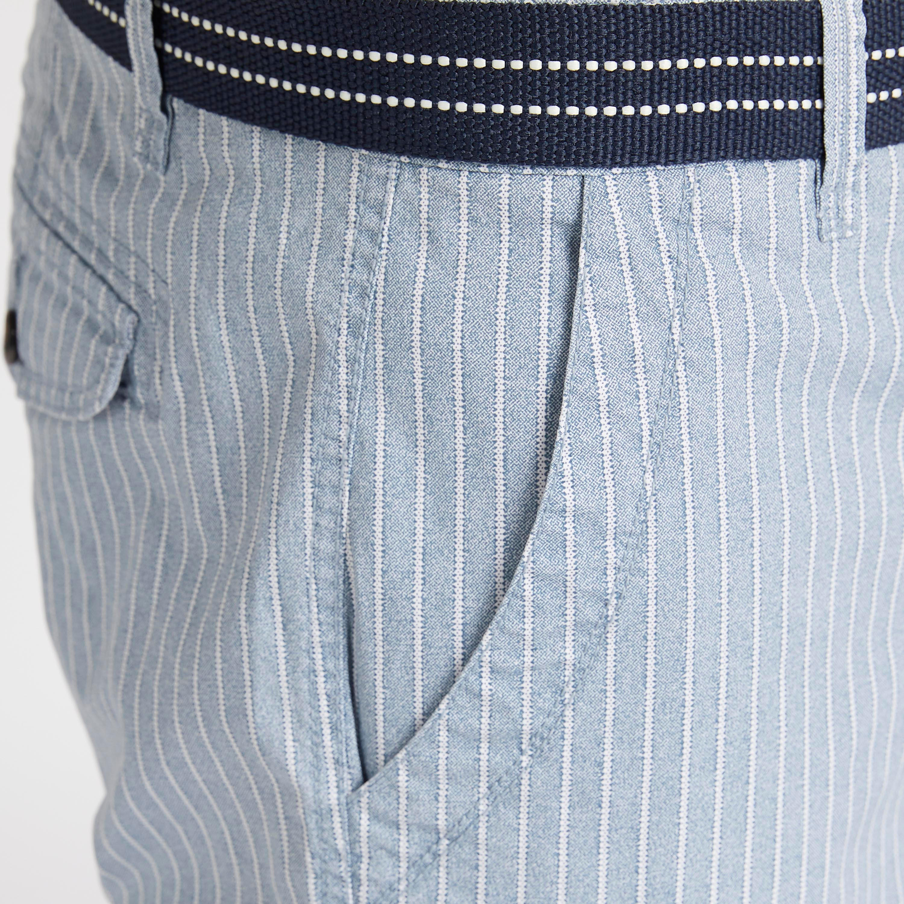 Striped Cargo Shorts with Belt-men-clothing-bottoms-shorts-image-5