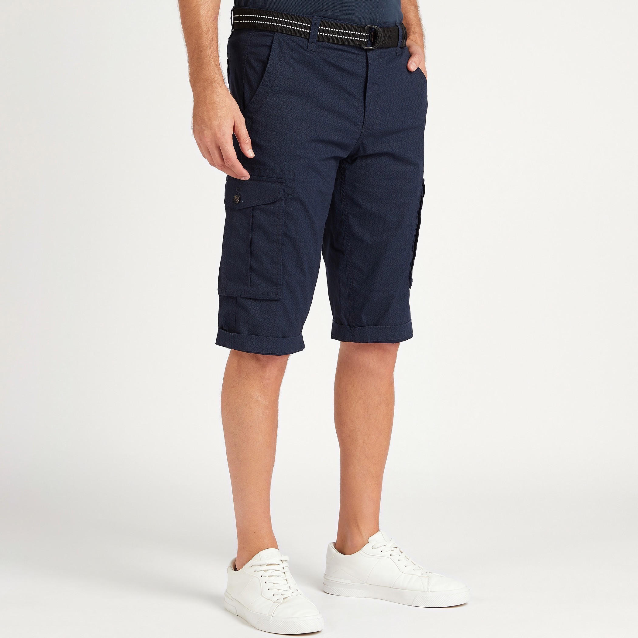شورت رياضي بطبعات مع حزام-men-clothing-bottoms-shorts-image-1