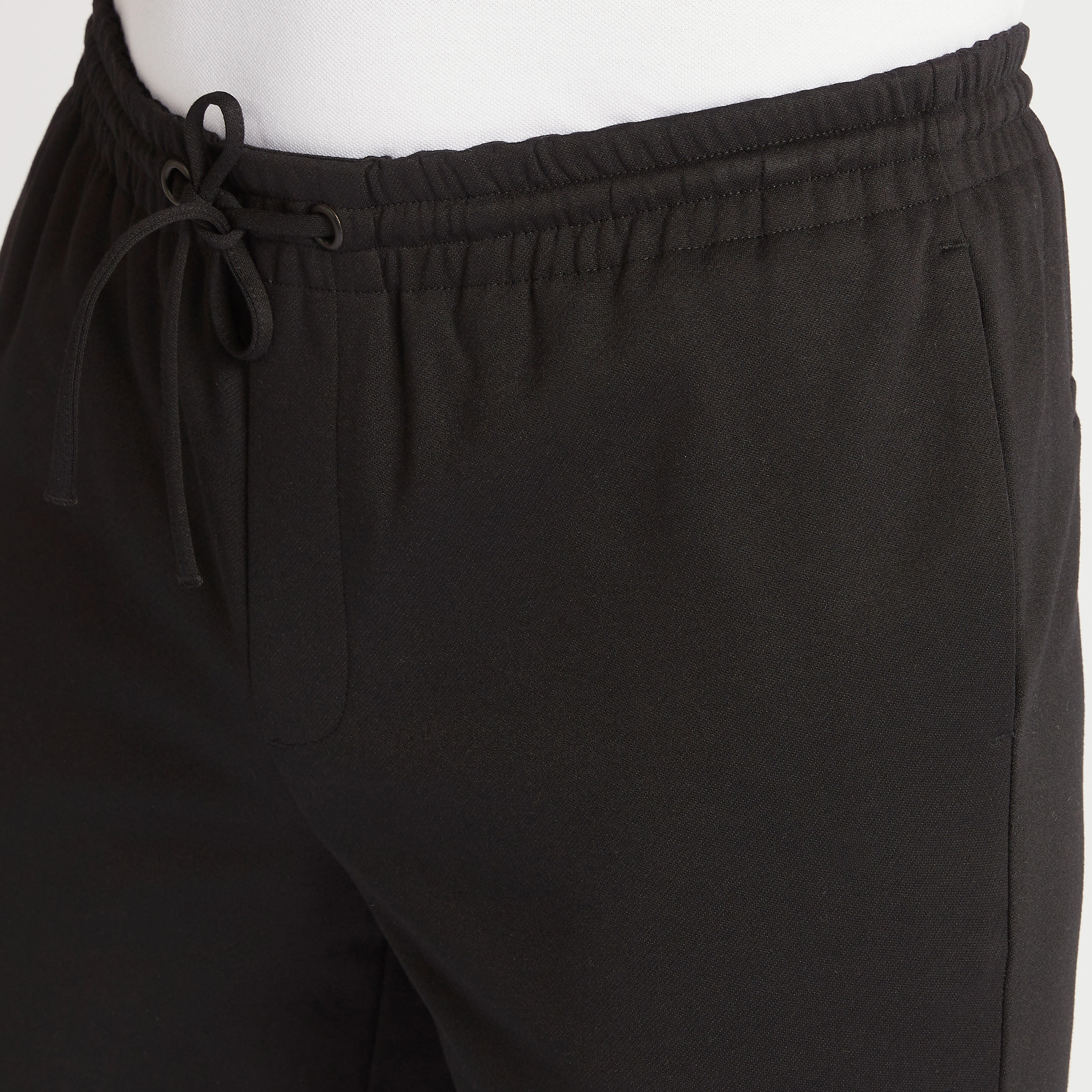 بنطلون شينو سادة بخصر مطّاطي وجيوب-men-clothing-bottoms-trousersandchinos-chinos-image-2