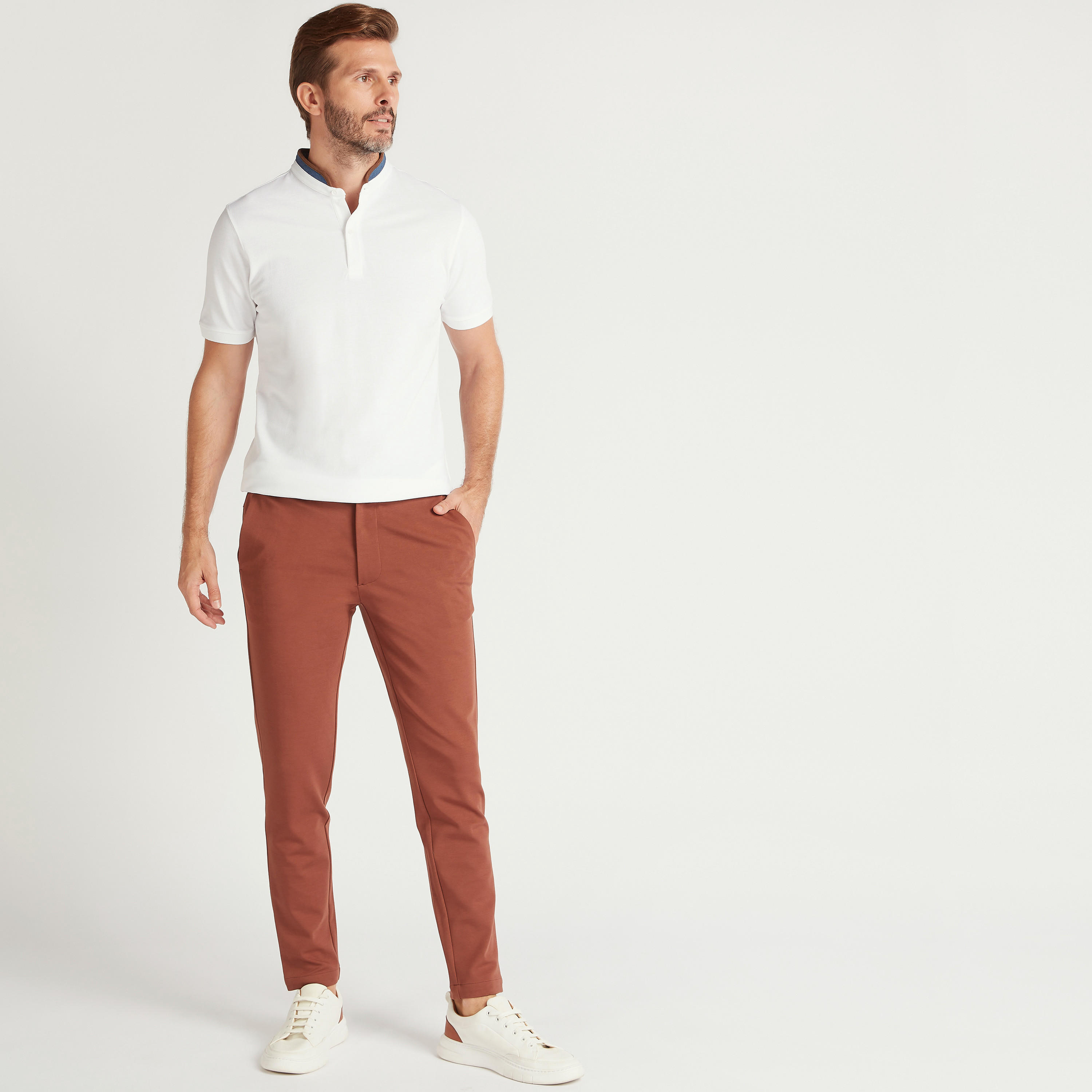 Solid Chinos with Elasticated Waistband and Pockets-men-clothing-bottoms-trousersandchinos-chinos-image-2