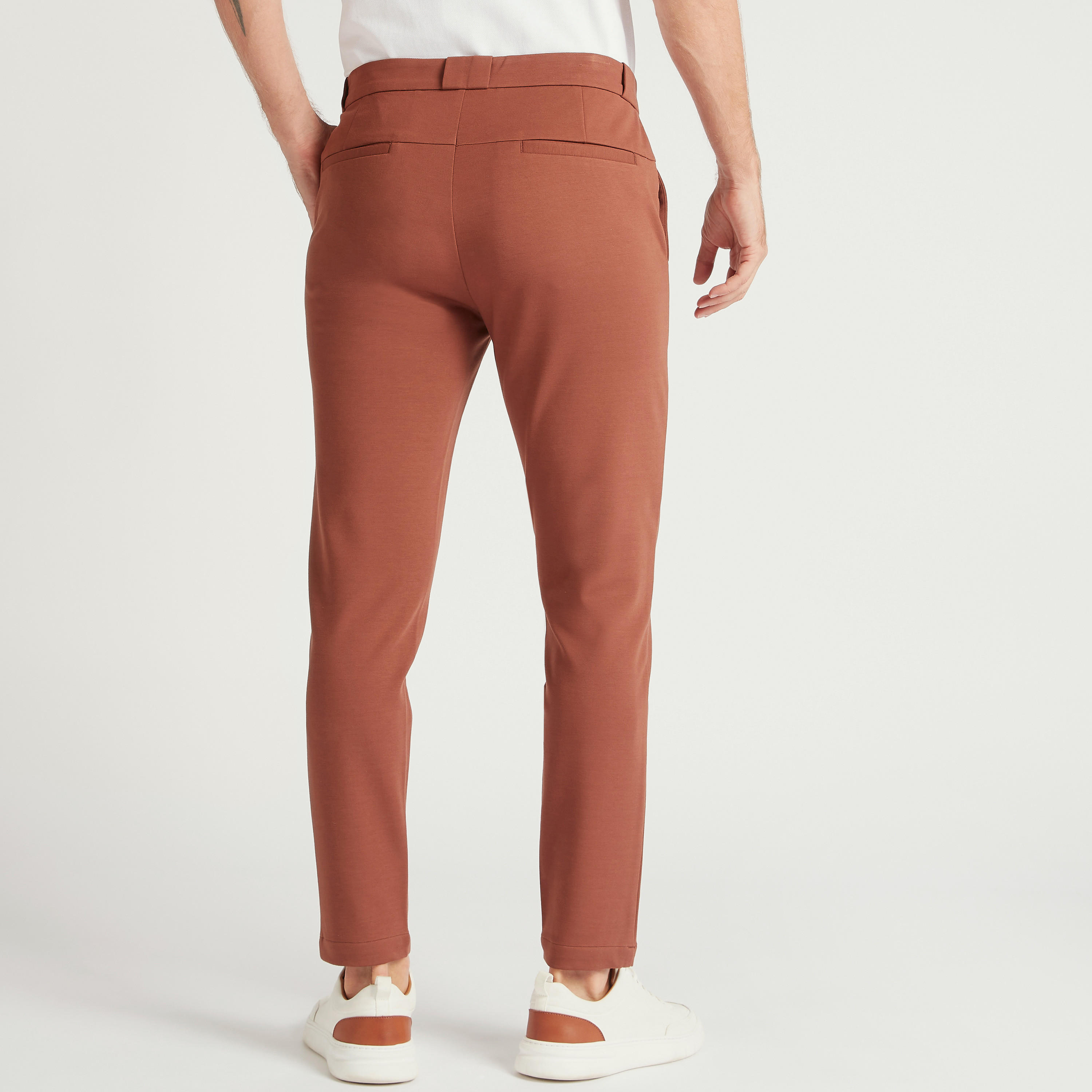 Solid Chinos with Elasticated Waistband and Pockets-men-clothing-bottoms-trousersandchinos-chinos-image-4