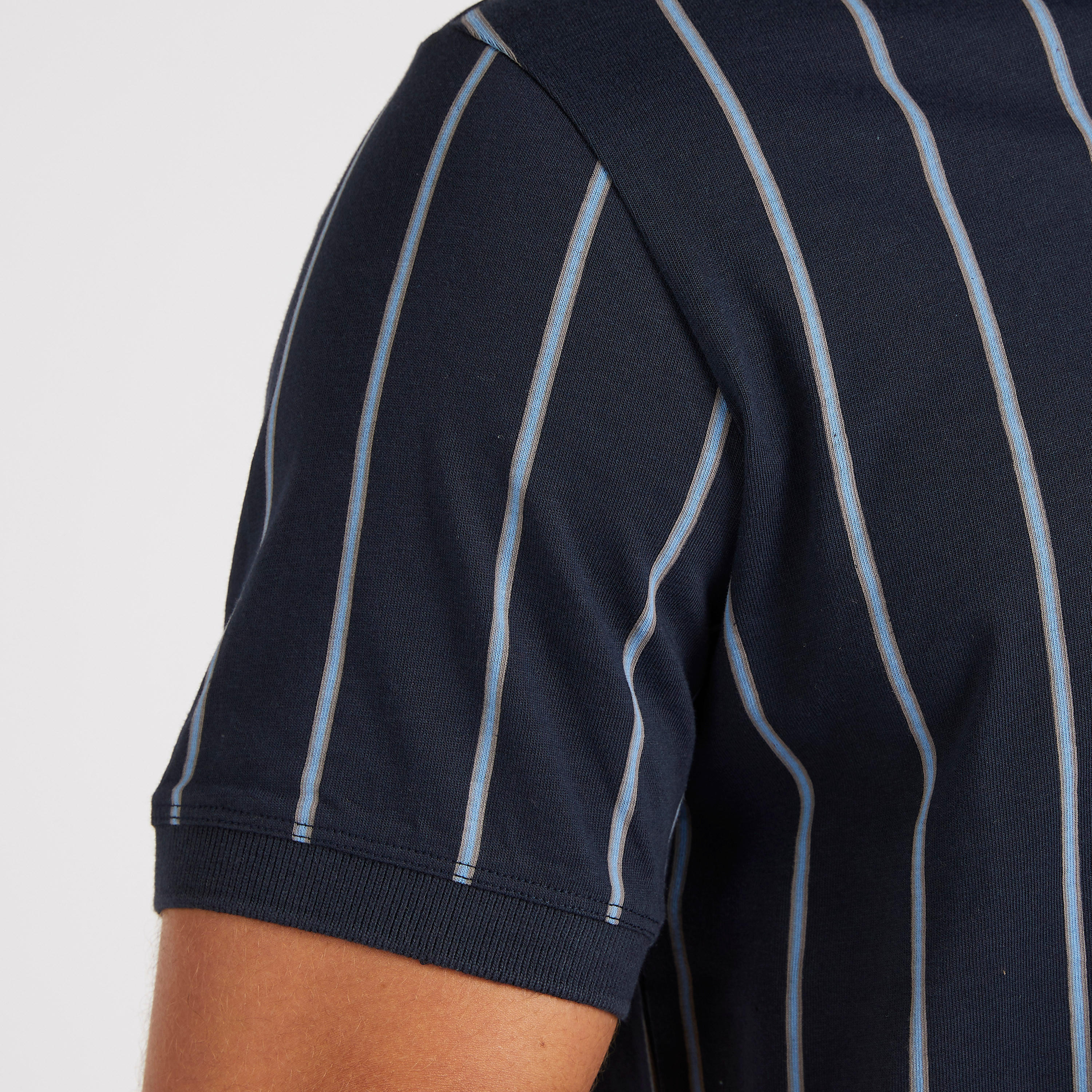 Striped Polo T-shirt with Short Sleeves-men-clothing-tshirtsandpolos-polos-image-3