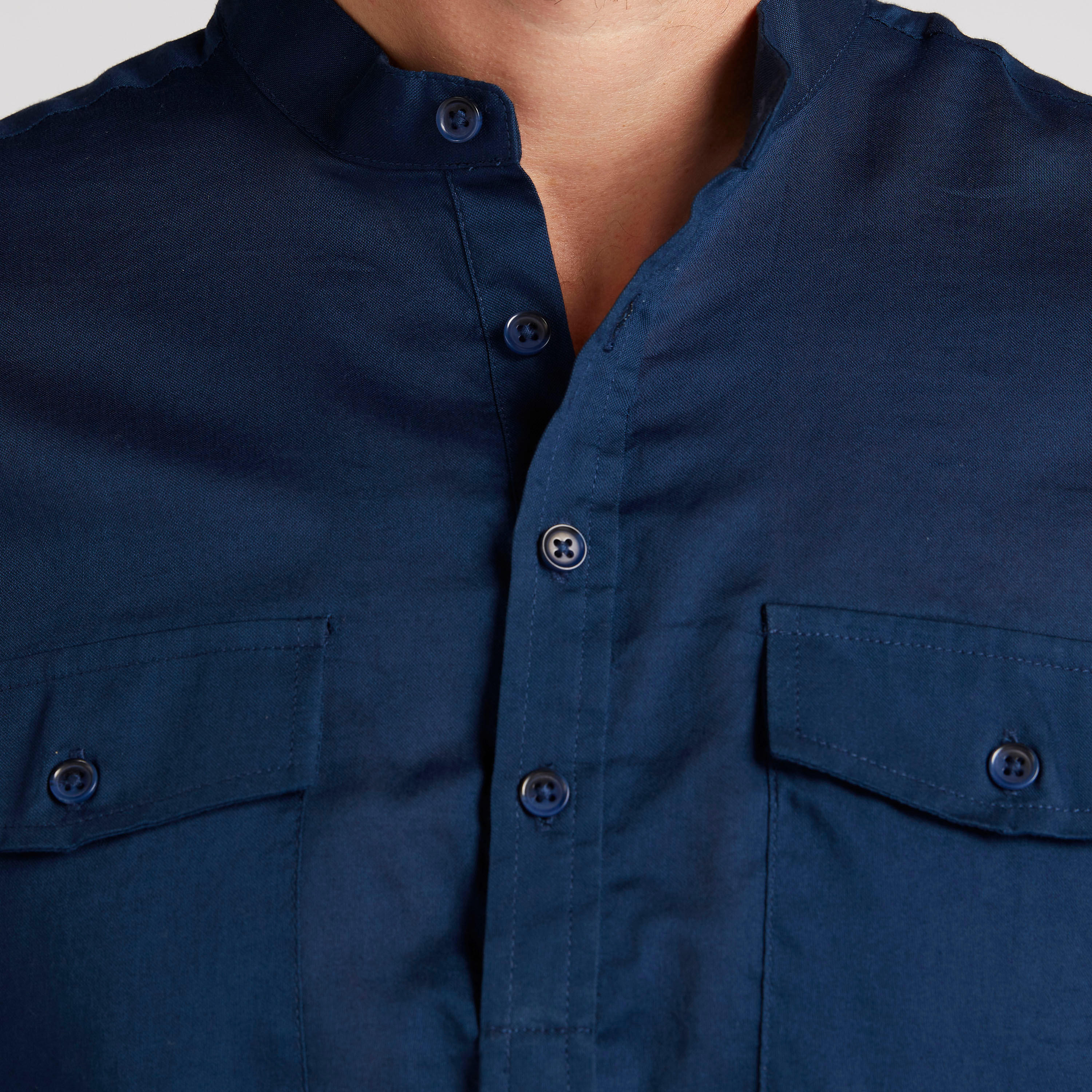 قميص بقصّة سليم وسحاب إغلاق وياقة ماندرين-men-clothing-shirts-image-3