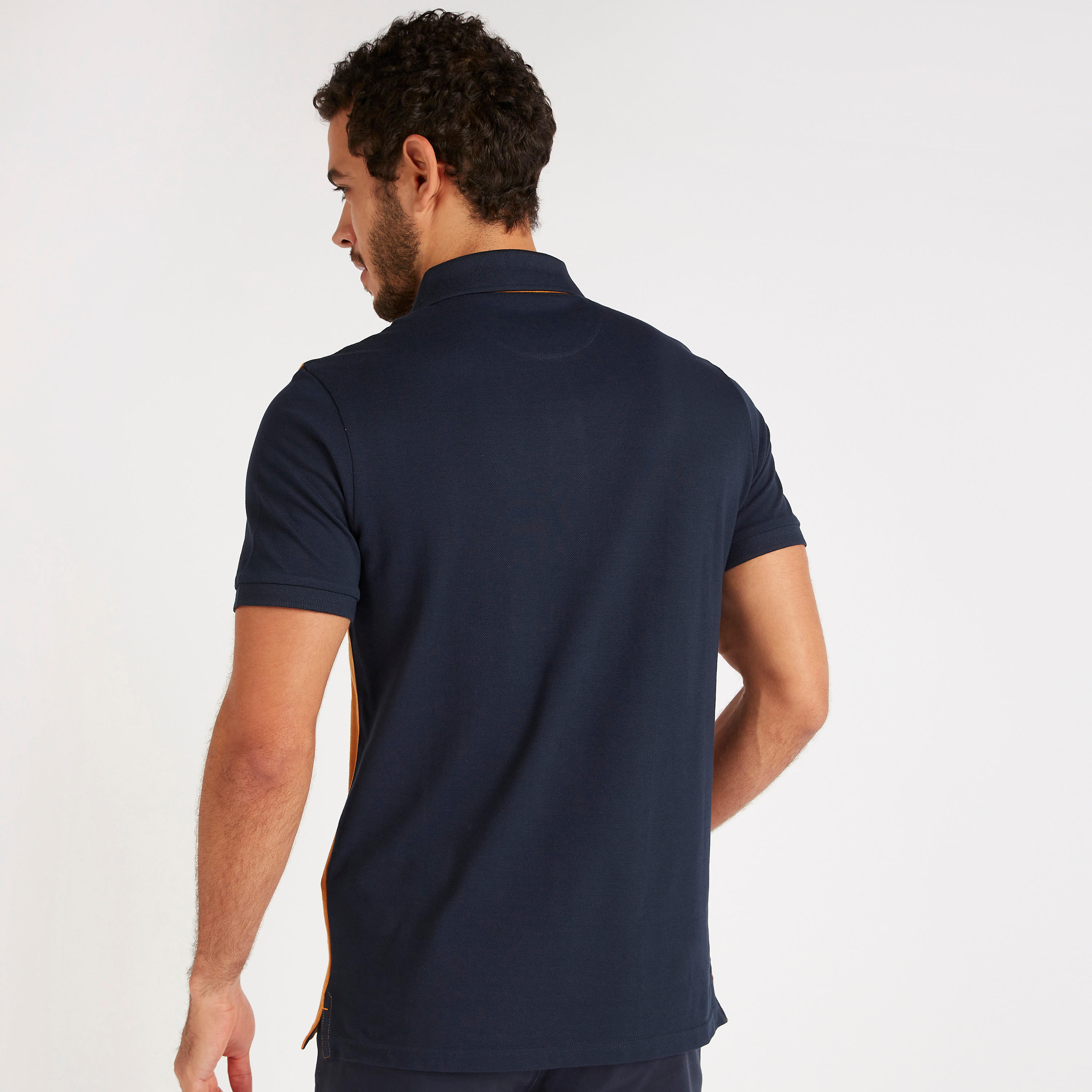 Striped Polo T-shirt with Short Sleeves-men-clothing-tshirtsandpolos-polos-image-4