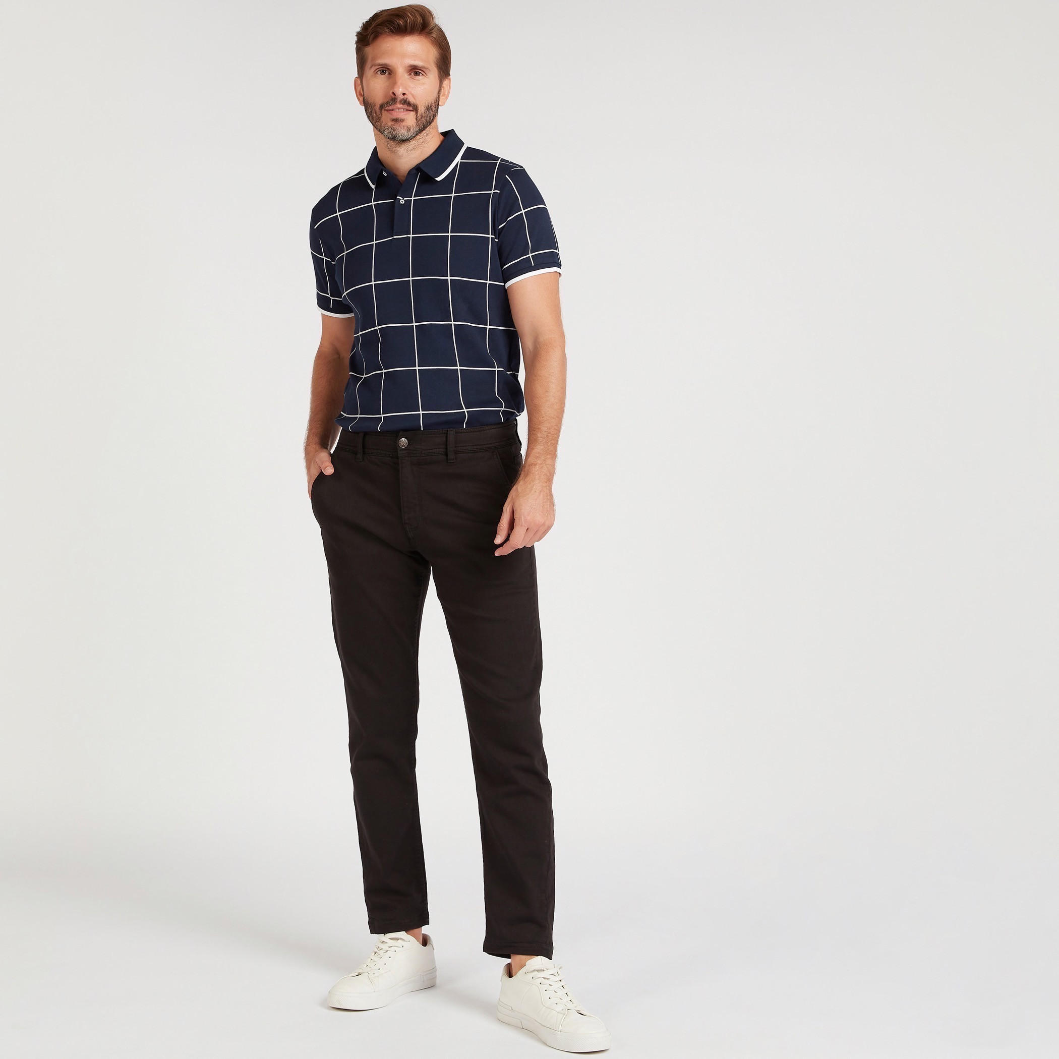 تيشيرت بولو بقصّة سليم وأكمام قصيرة-men-clothing-tshirtsandpolos-polos-image-2