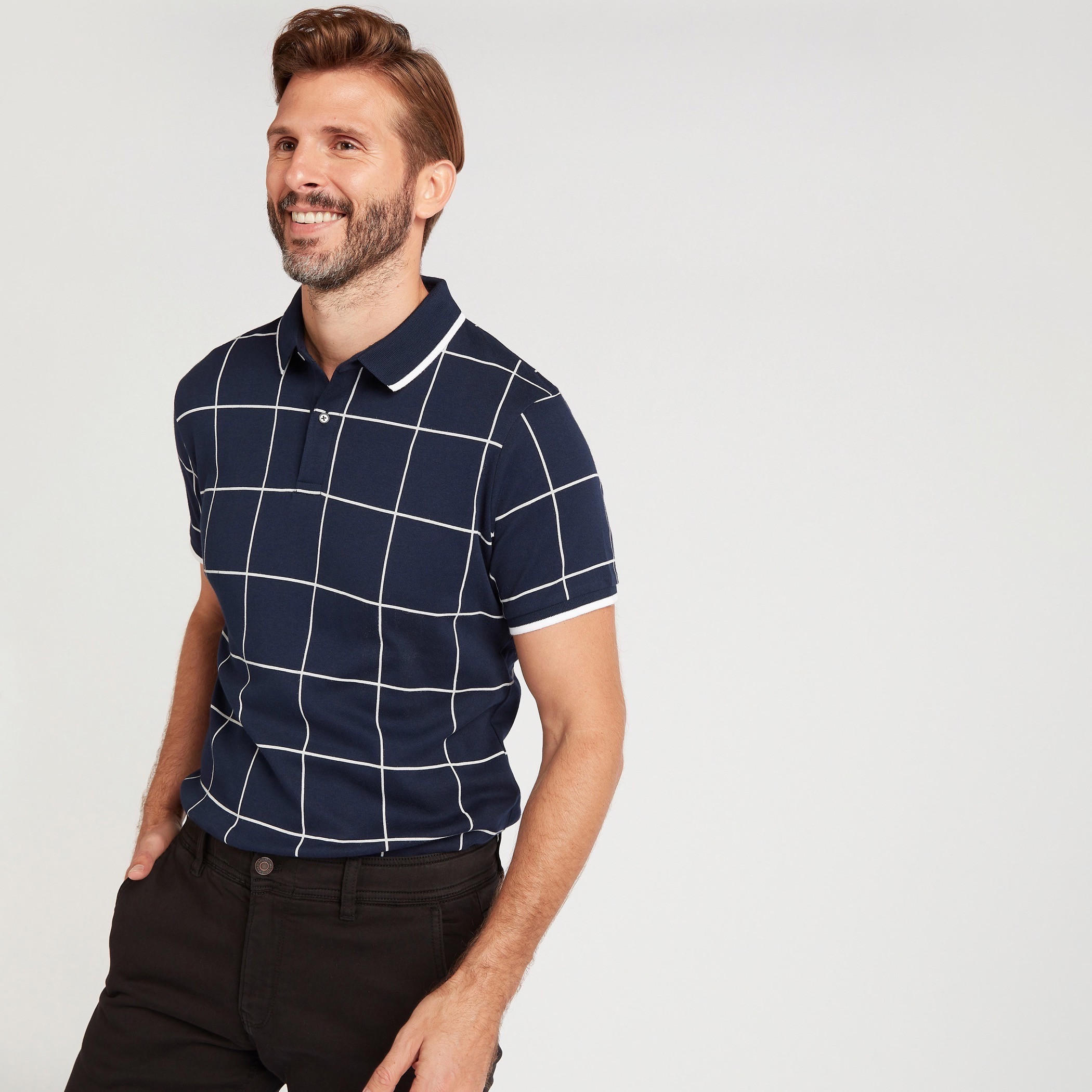 تيشيرت بولو بقصّة سليم وأكمام قصيرة-men-clothing-tshirtsandpolos-polos-image-5