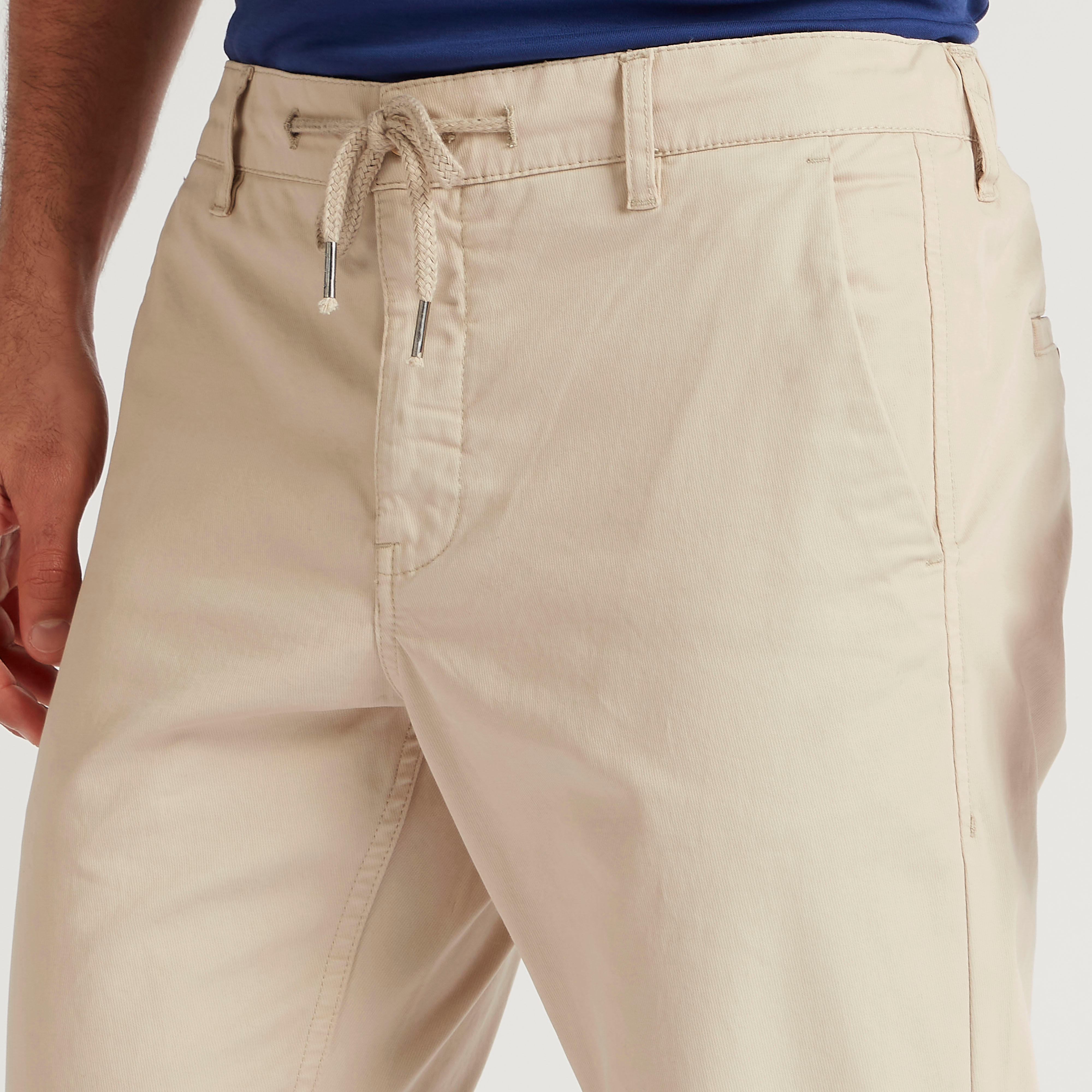 Solid Full Length Chinos with Drawstring and Pockets-men-clothing-bottoms-trousersandchinos-chinos-image-3