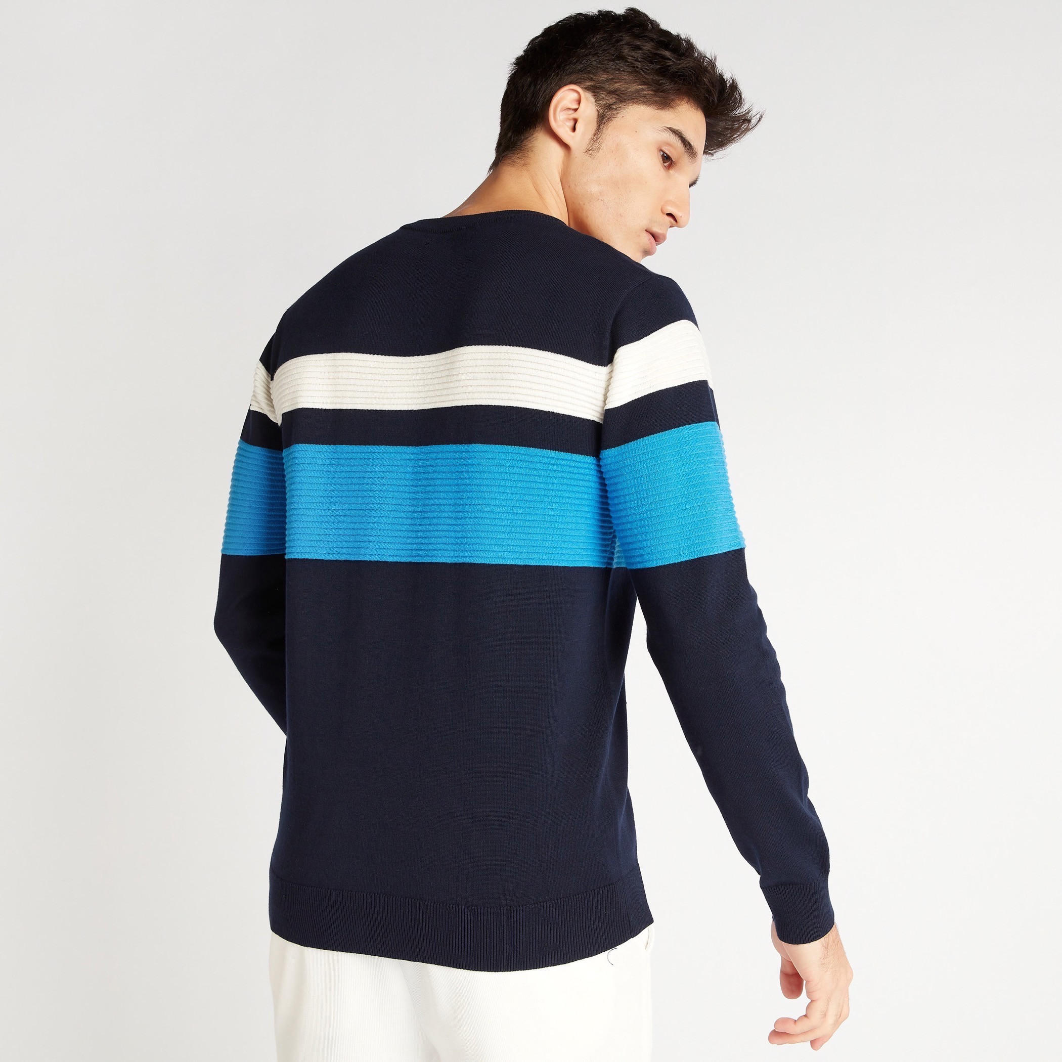 Crew Neck Sweatshirt with Long Sleeves-men-clothing-sweatersandpullovers-image-4