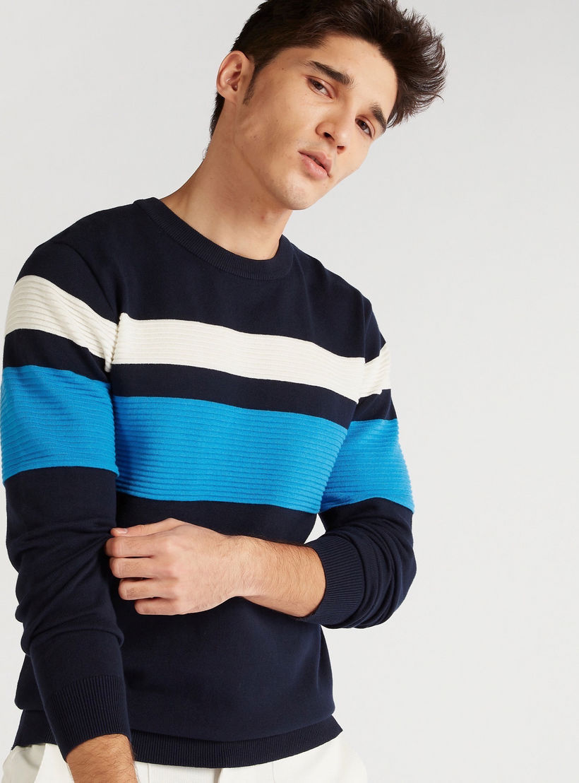 Crew Neck Sweatshirt with Long Sleeves-men-clothing-sweatersandpullovers-image-5