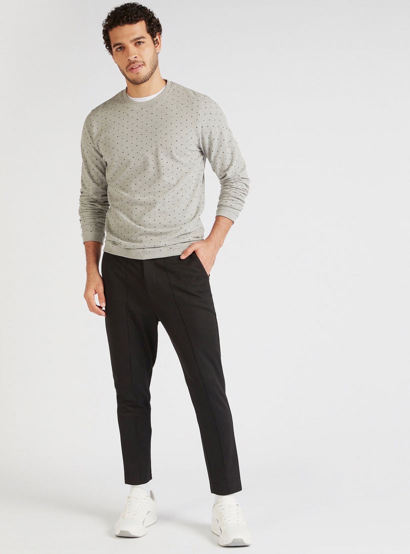 All-Over Print Crew Neck Sweatshirt with Long Sleeves-men-winterwear-hoodiesandsweatshirts-image-2