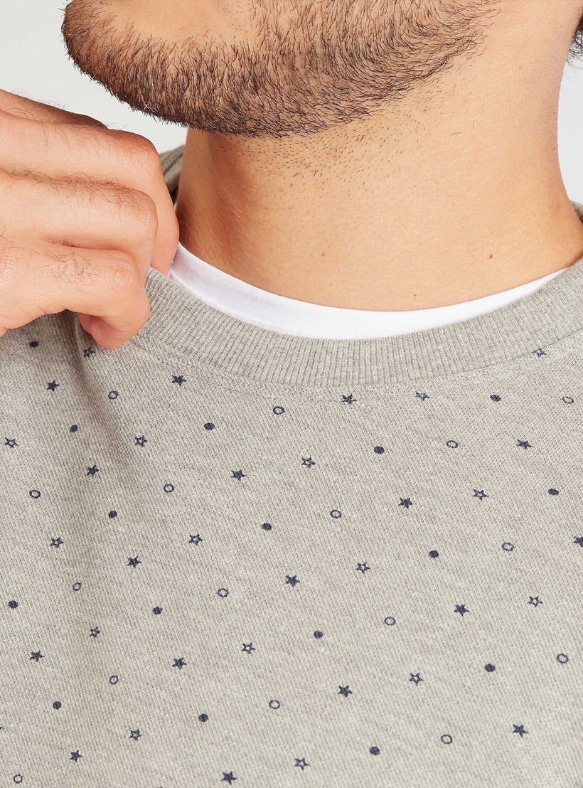 All-Over Print Crew Neck Sweatshirt with Long Sleeves-men-winterwear-hoodiesandsweatshirts-image-3