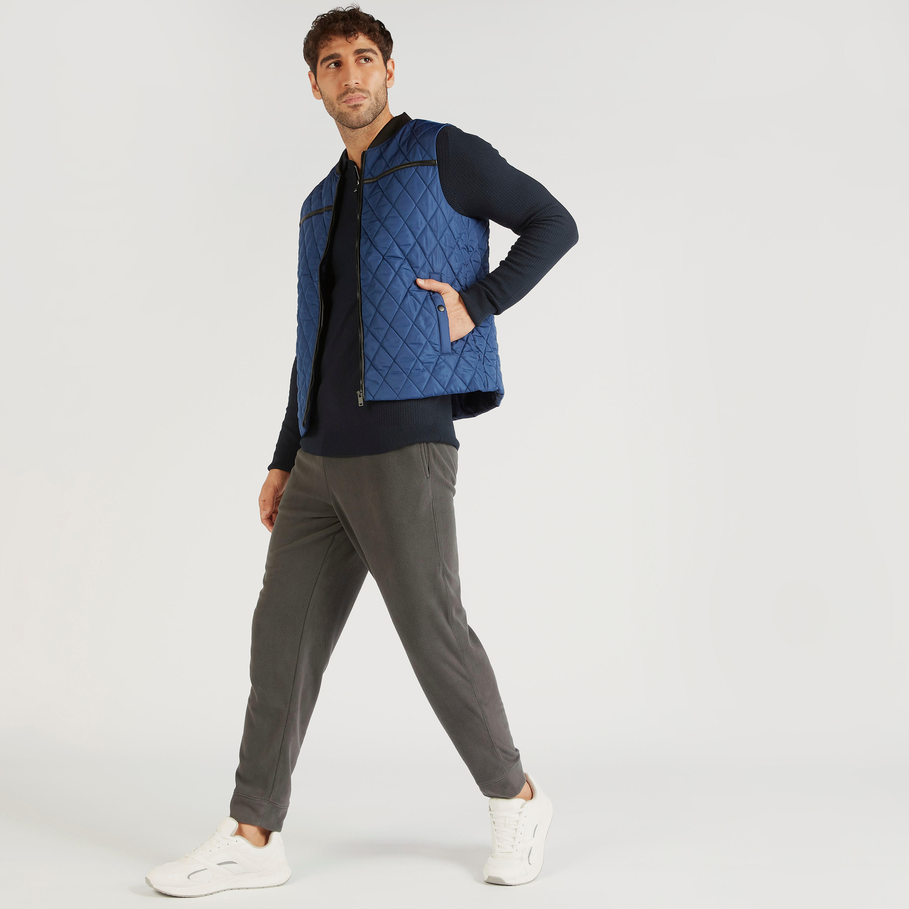 كنزة بارزة الملمس بياقة عادية وأكمام طويلة وسحّاب-men-clothing-sweatersandpullovers-image-5