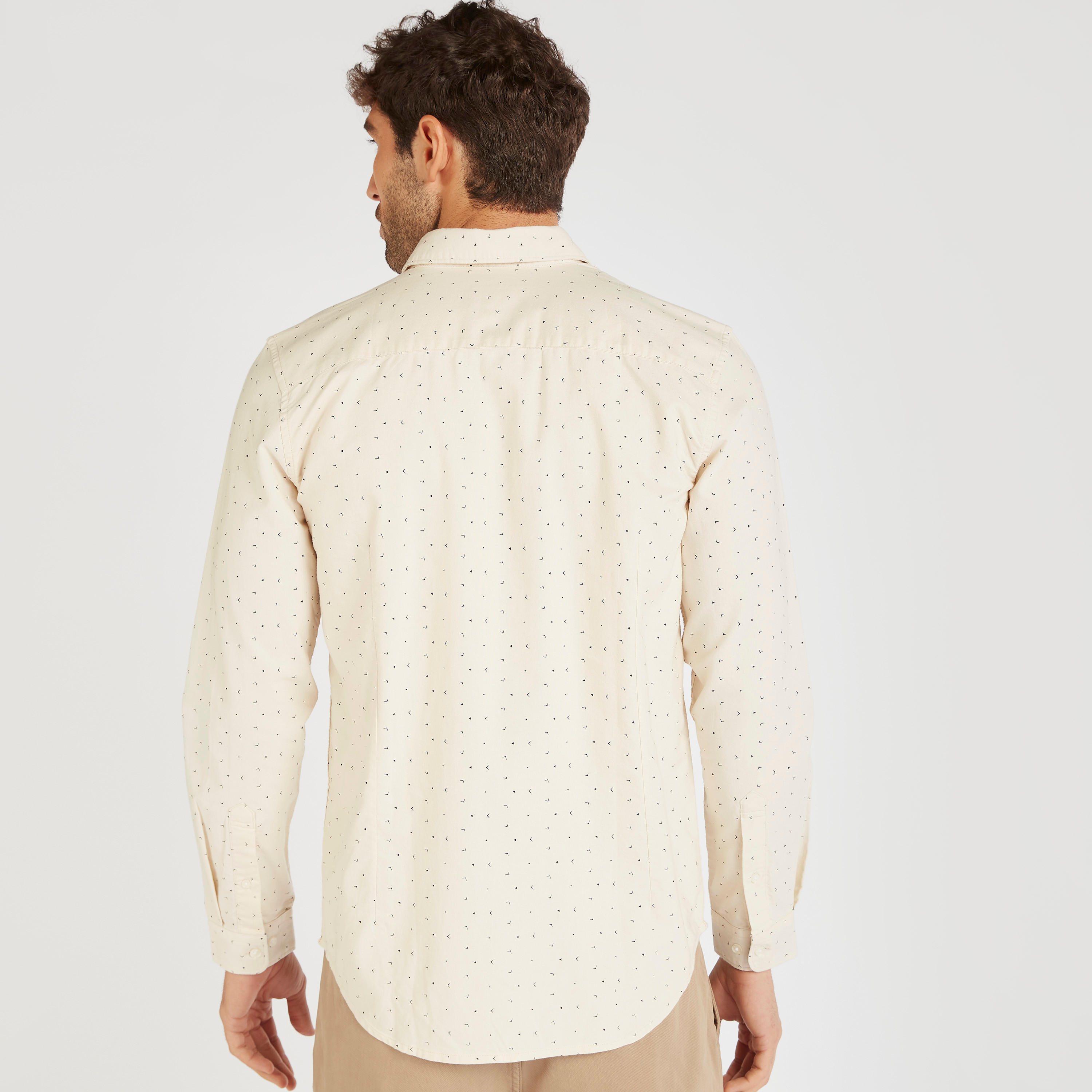 قميص بطبعات وياقة بزر سفلي وأكمام كاملة-men-clothing-shirts-image-4
