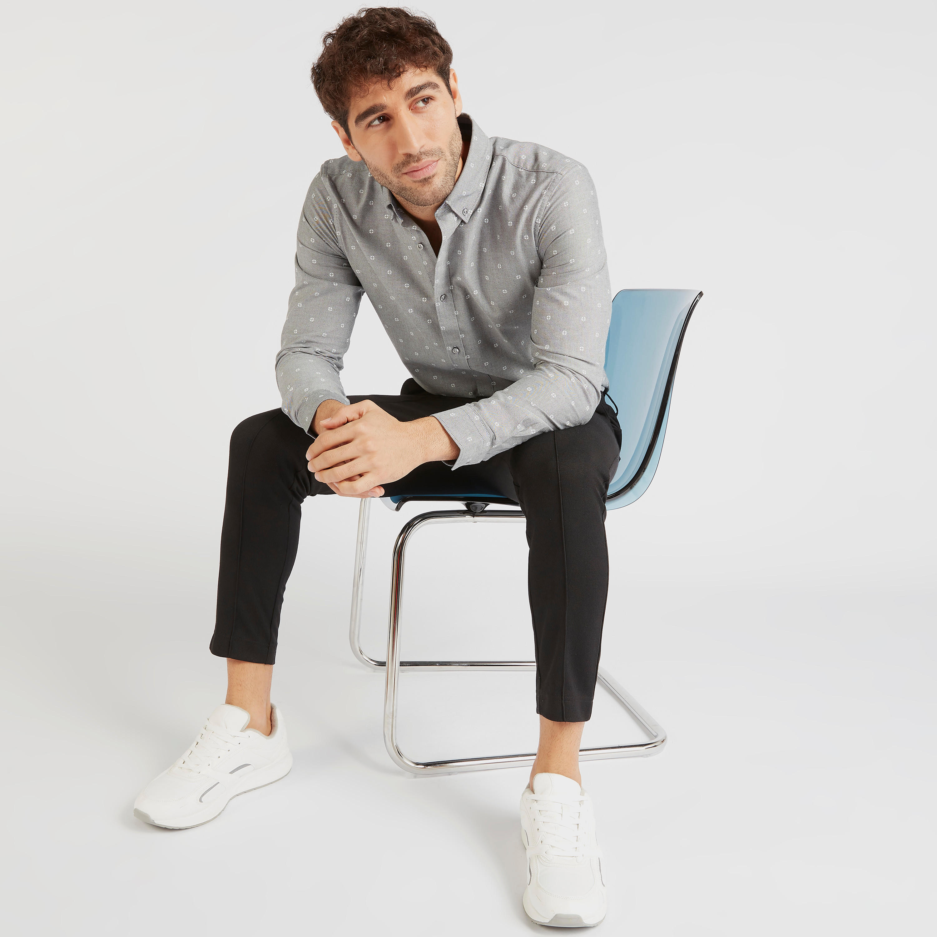قميص أوكسفورد بأكمام طويلة وطبعات-men-clothing-shirts-image-2