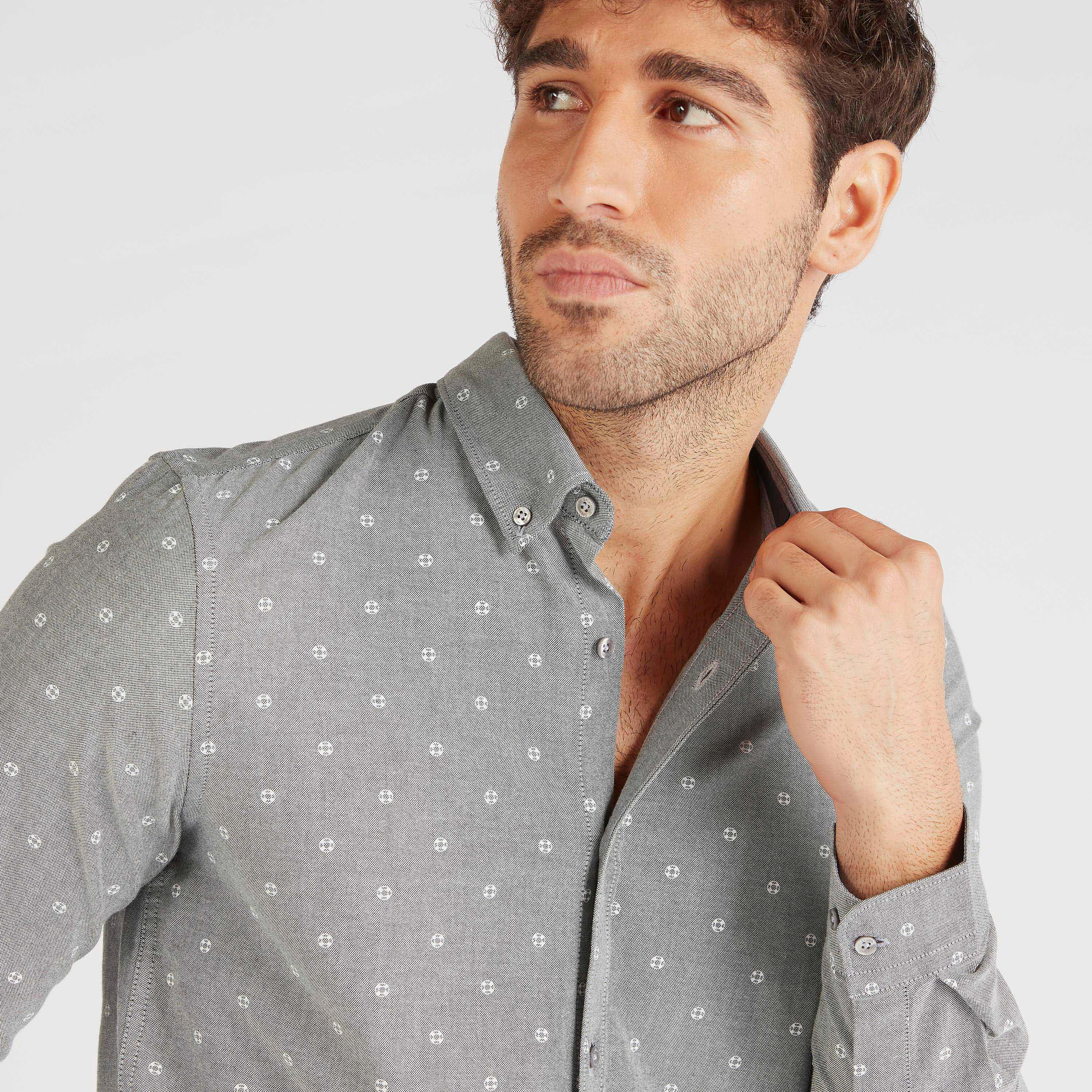 قميص أوكسفورد بأكمام طويلة وطبعات-men-clothing-shirts-image-5