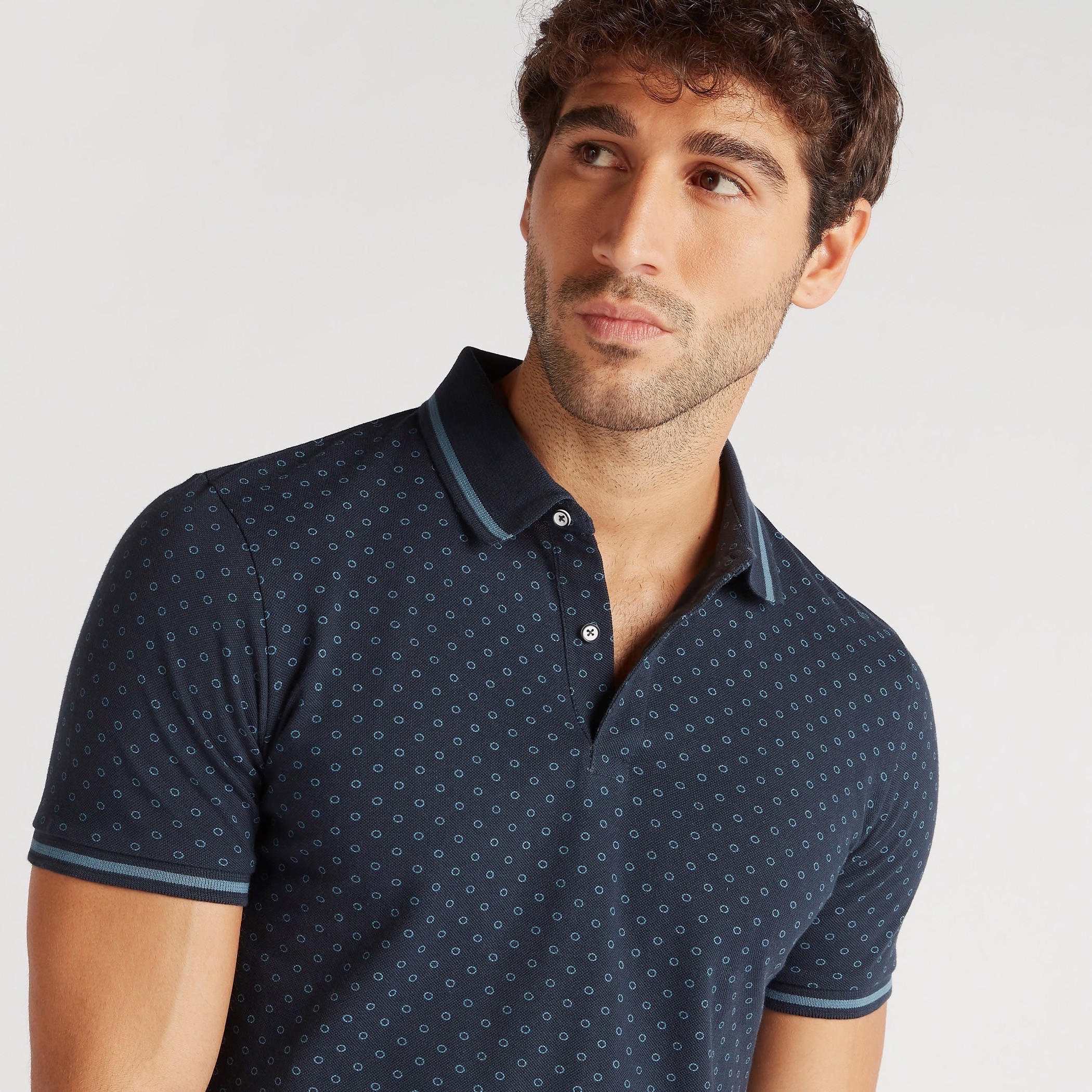 تيشيرت بولو بطبعات وأكمام قصيرة-men-clothing-tshirtsandpolos-polos-image-3