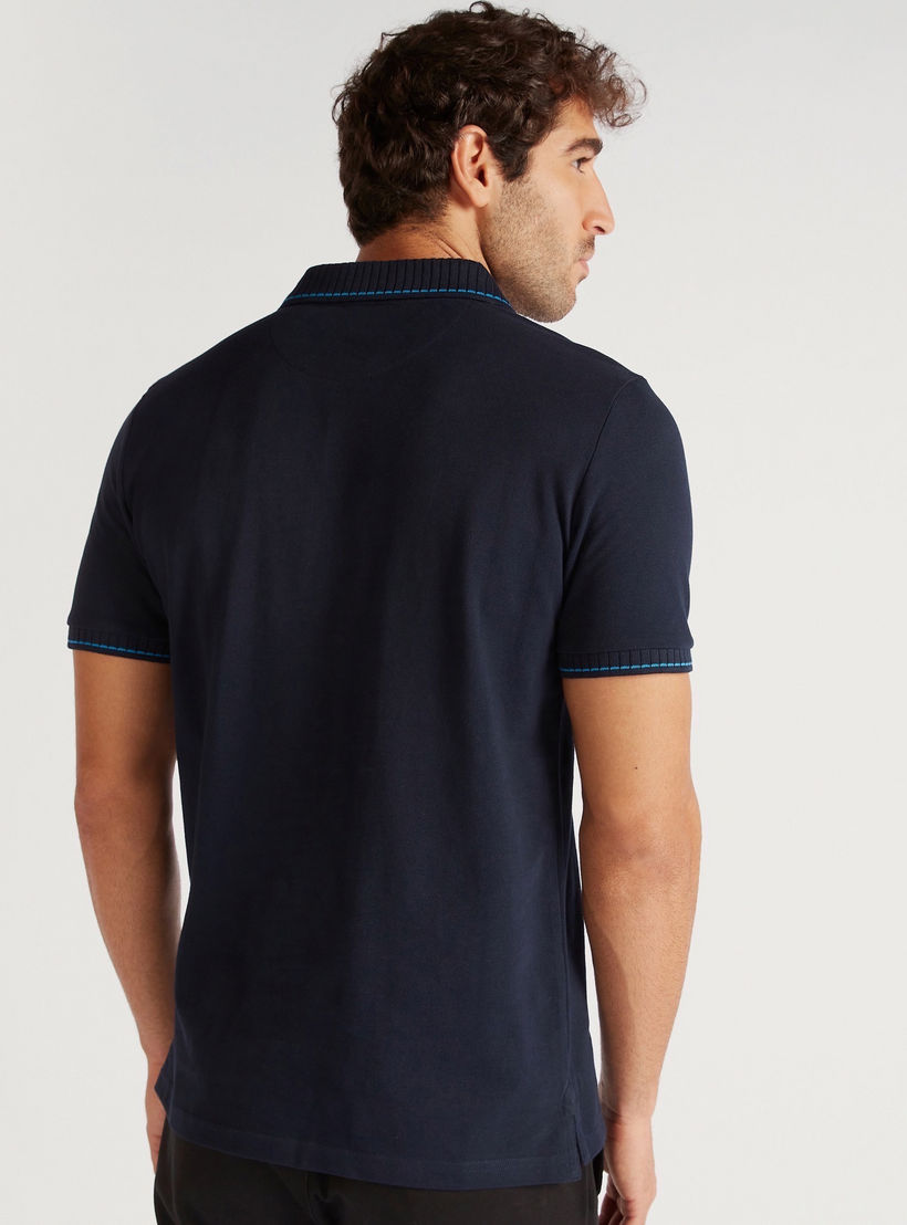 تيشيرت بولو سادة بأكمام قصيرة-men-clothing-tshirtsandpolos-polos-image-2