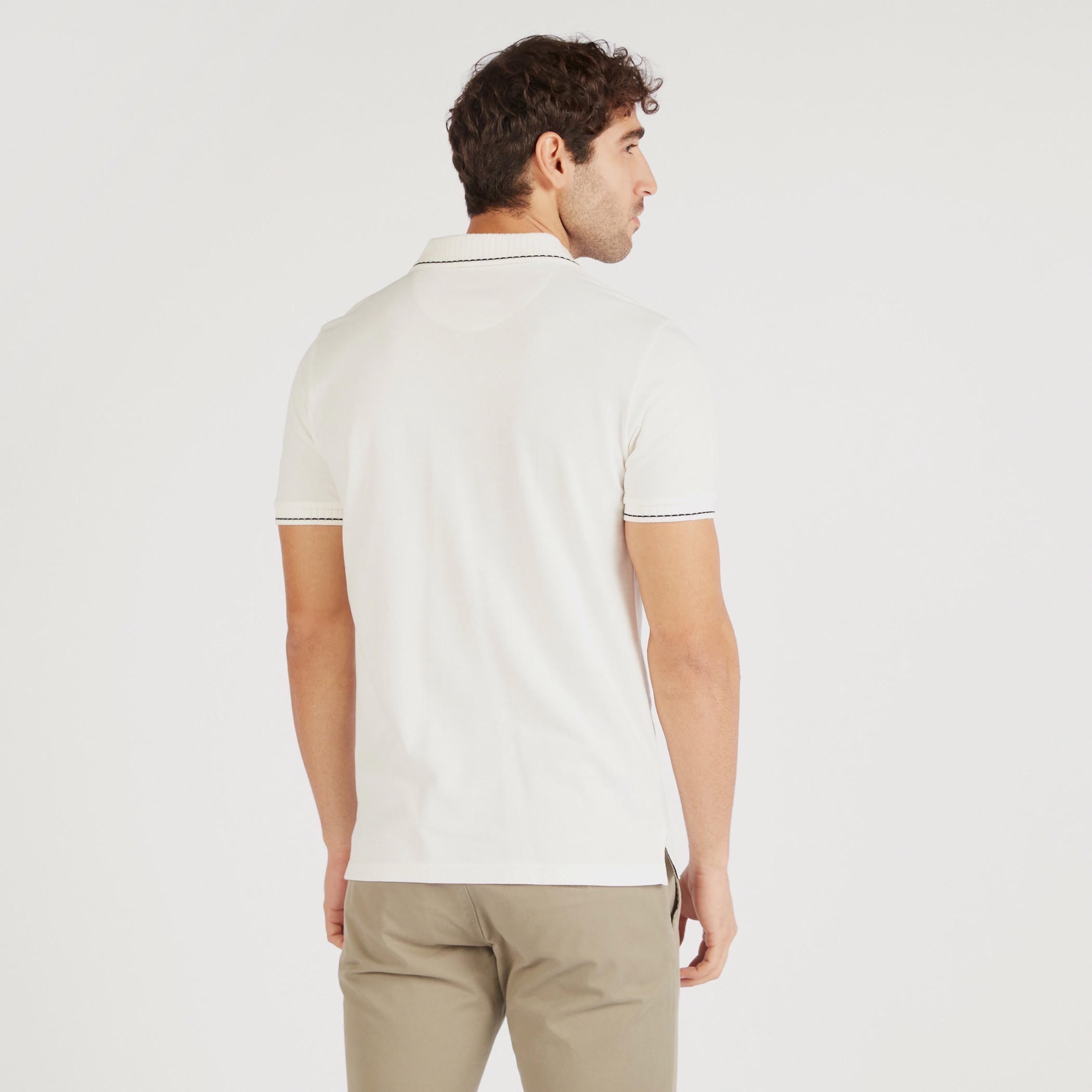 تيشيرت بولو سادة بأكمام قصيرة-men-clothing-tshirtsandpolos-polos-image-4