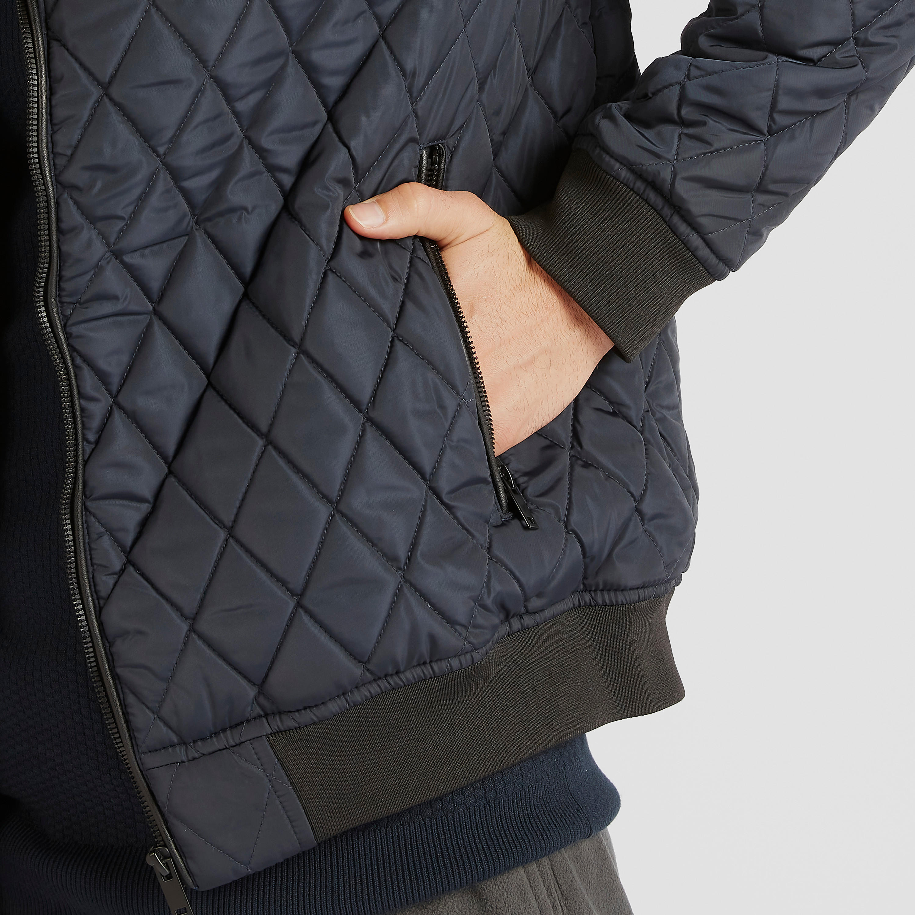 Quilted Bomber Jacket with Long Sleeves and Front-Zip Closure-men-clothing-jacketsandblazers-jackets-image-3