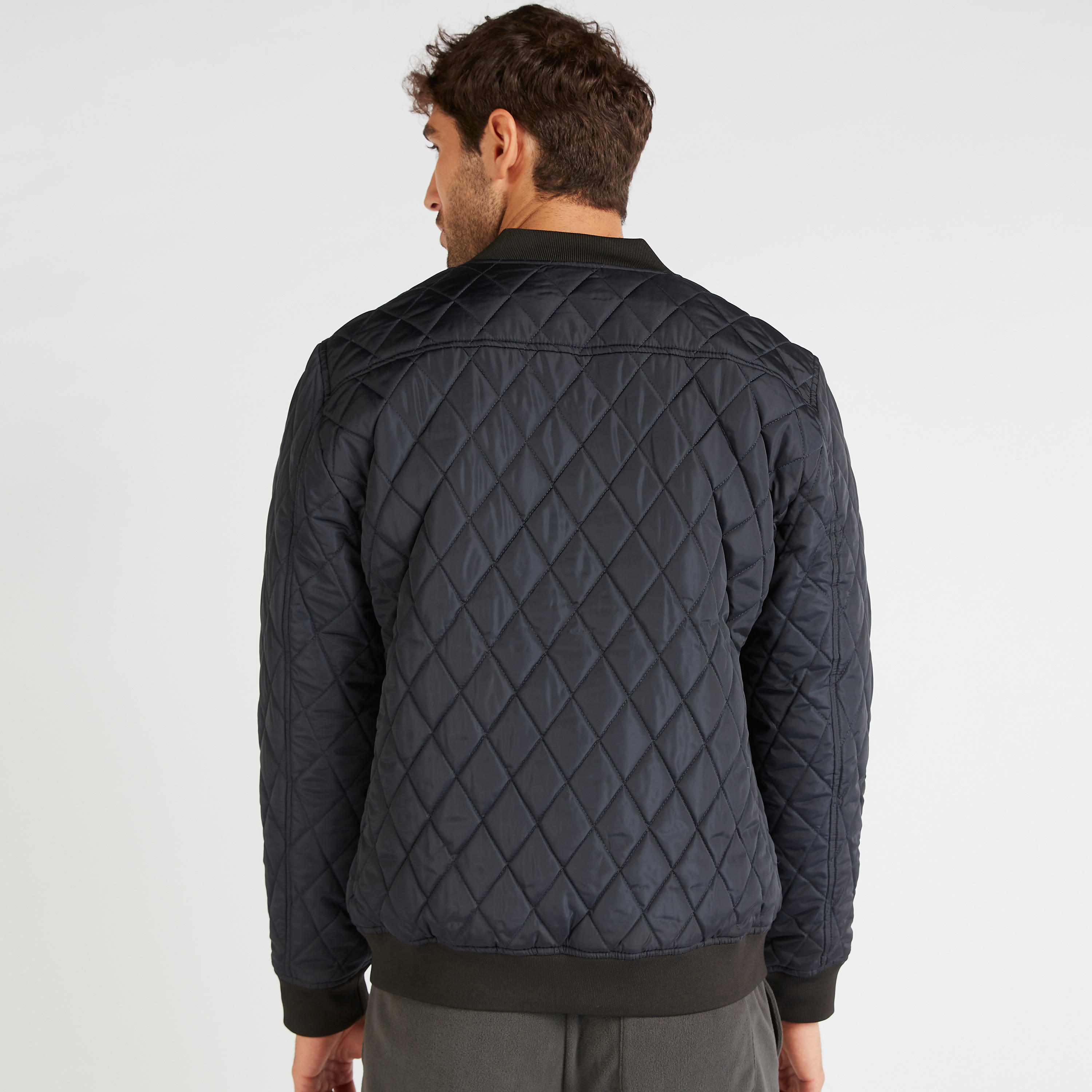 Quilted Bomber Jacket with Long Sleeves and Front-Zip Closure-men-clothing-jacketsandblazers-jackets-image-5