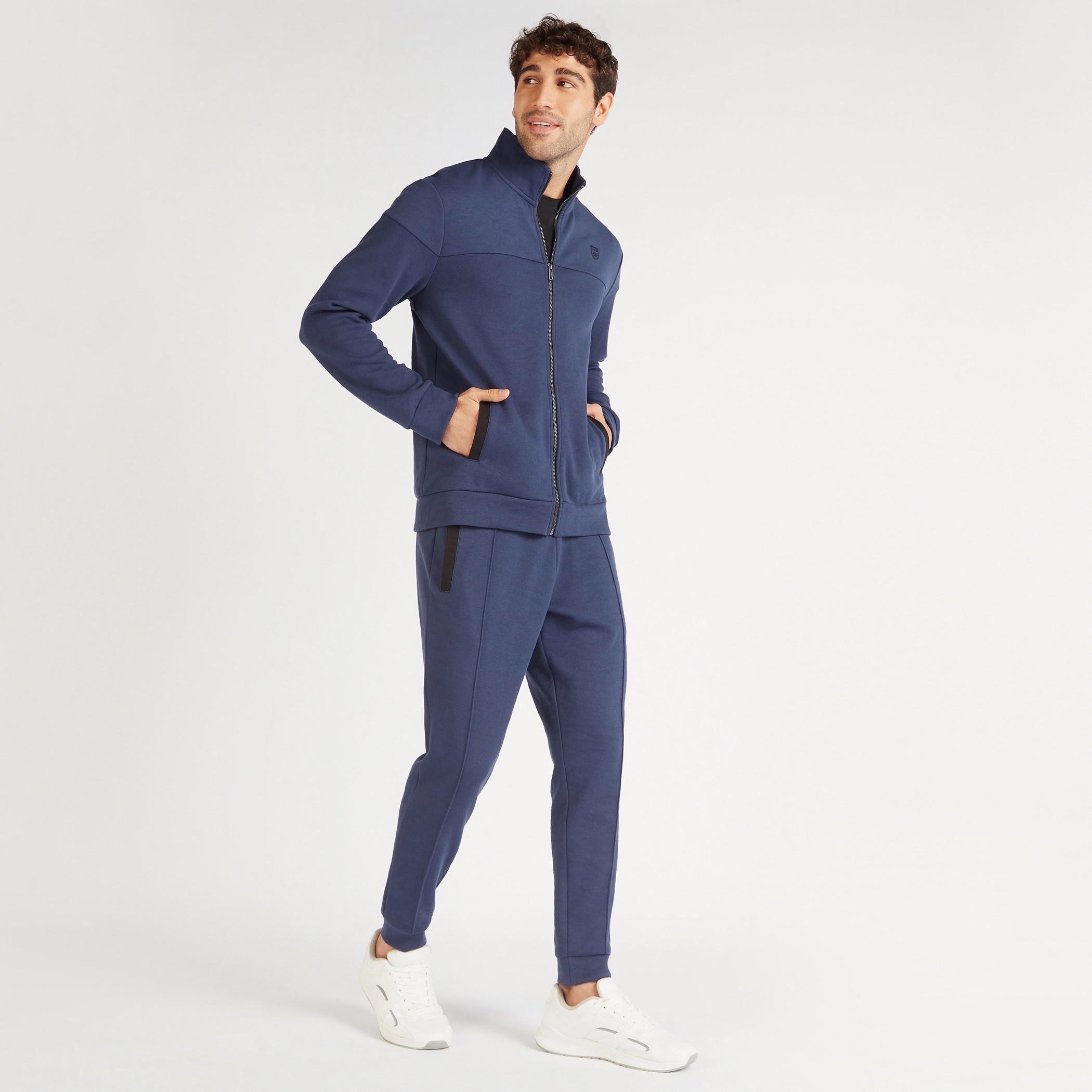 Solid High Neck Jacket with Pockets and Zip Closure-men-clothing-jacketsandblazers-jackets-image-2