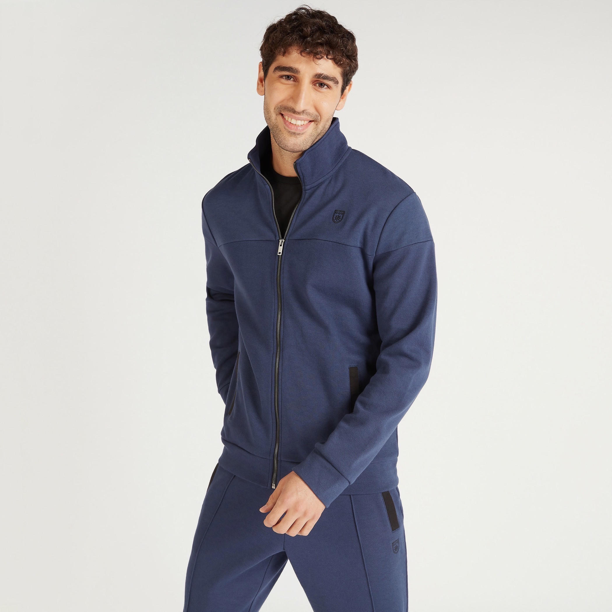 Solid High Neck Jacket with Pockets and Zip Closure-men-clothing-jacketsandblazers-jackets-image-5