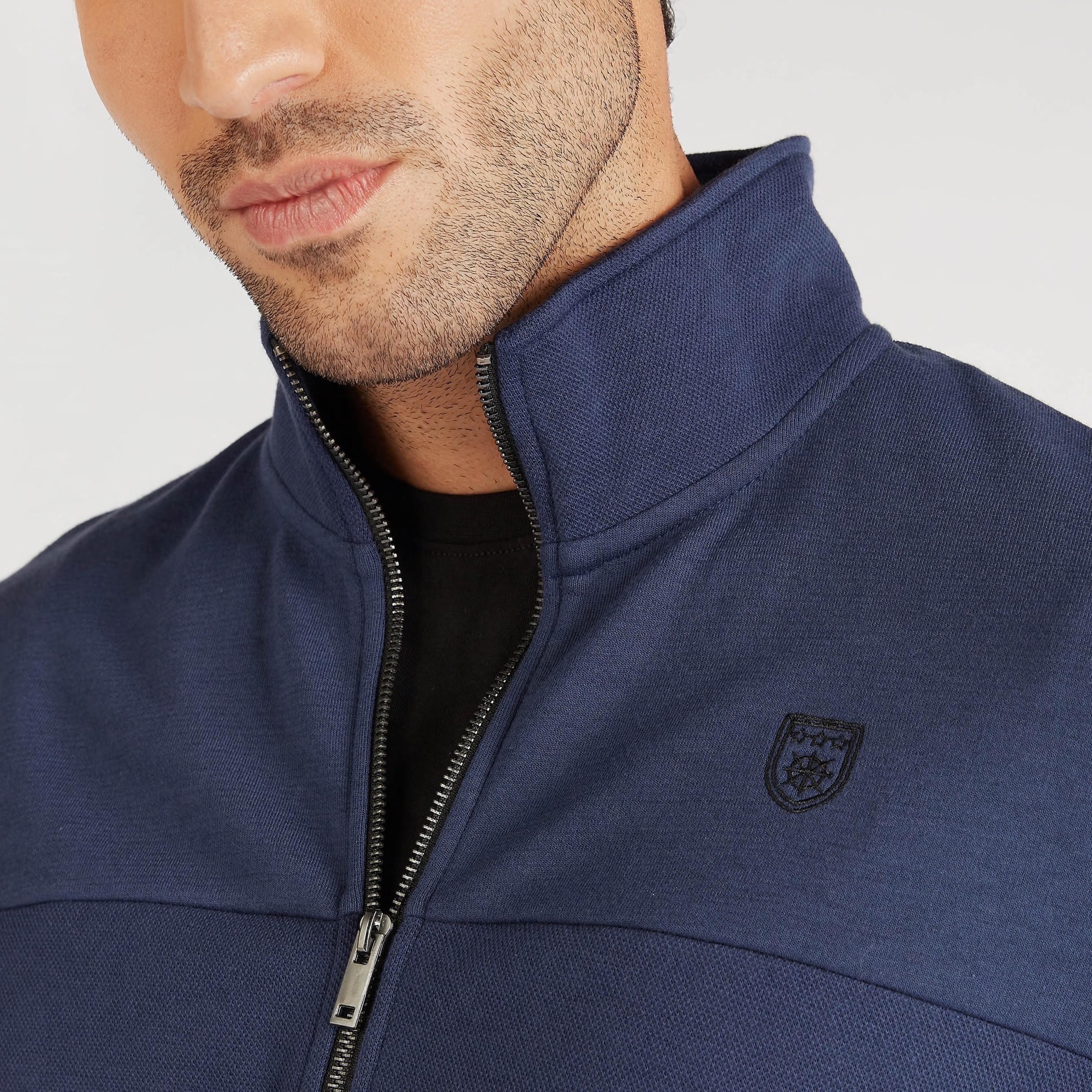 Solid High Neck Jacket with Pockets and Zip Closure-men-clothing-jacketsandblazers-jackets-image-7