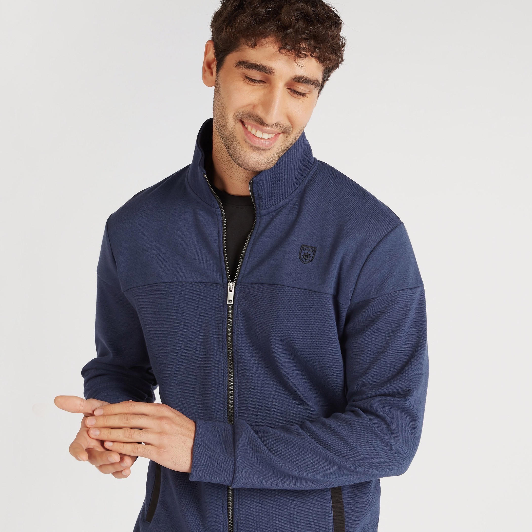 Solid High Neck Jacket with Pockets and Zip Closure-men-clothing-jacketsandblazers-jackets-image-8