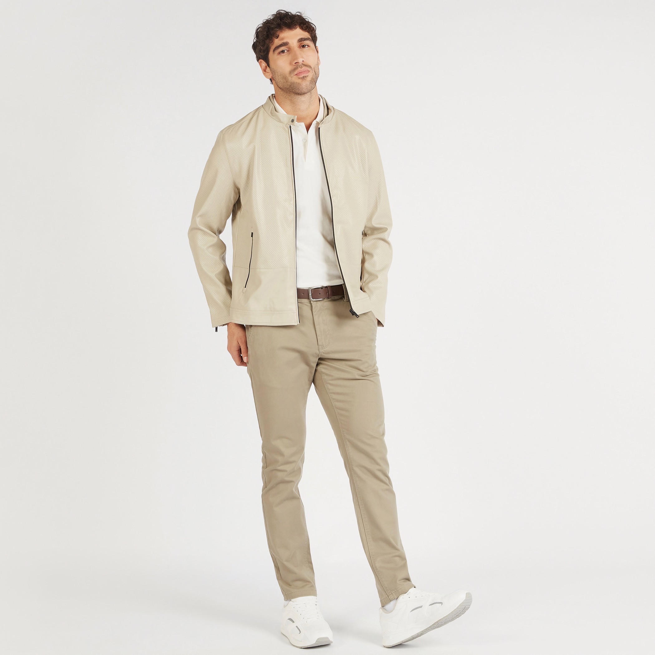Textured Lightweight Jacket with Zip Closure and Pocket-men-clothing-jacketsandblazers-jackets-image-2