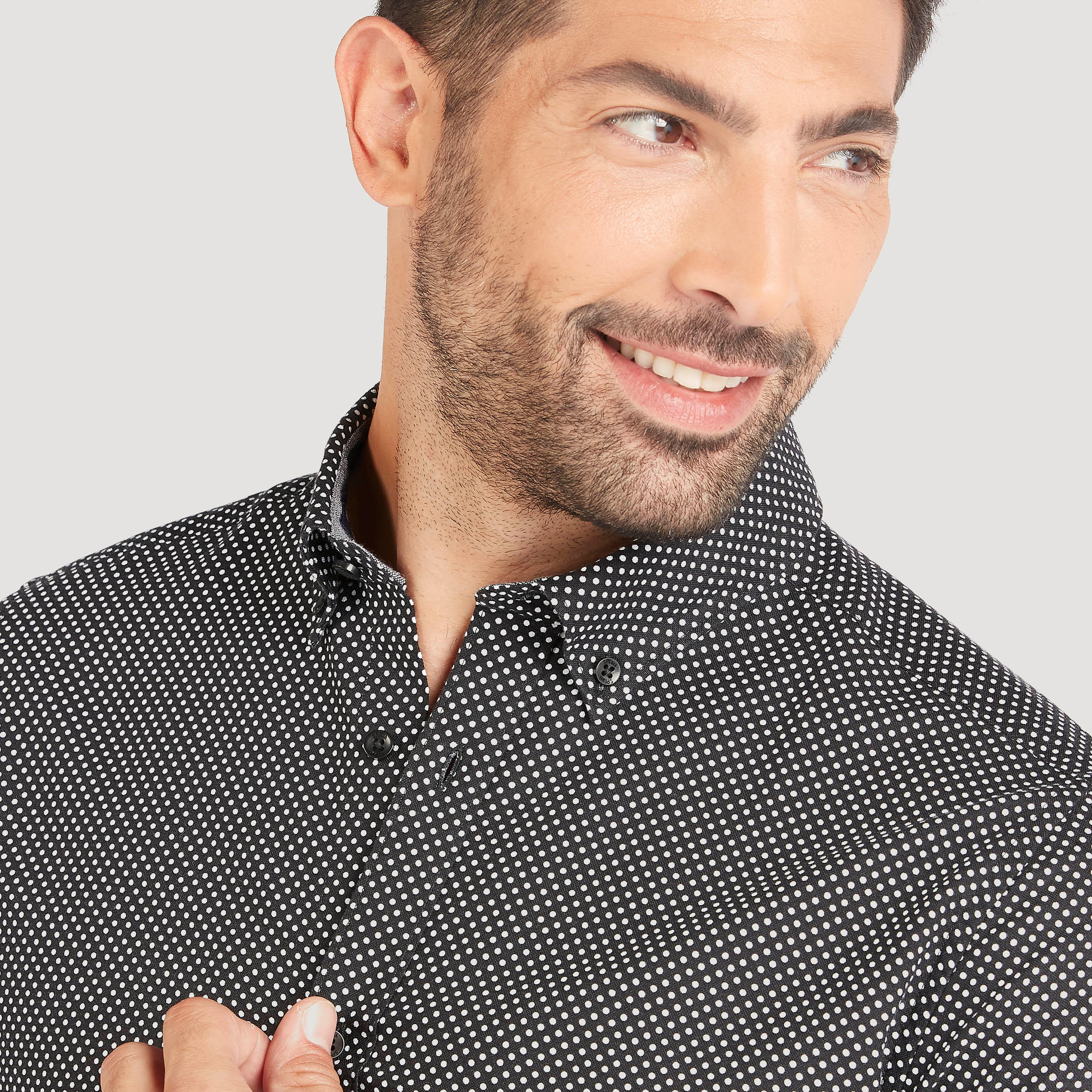 Printed Shirt with Long Sleeves and Button Closure-men-clothing-shirts-image-3