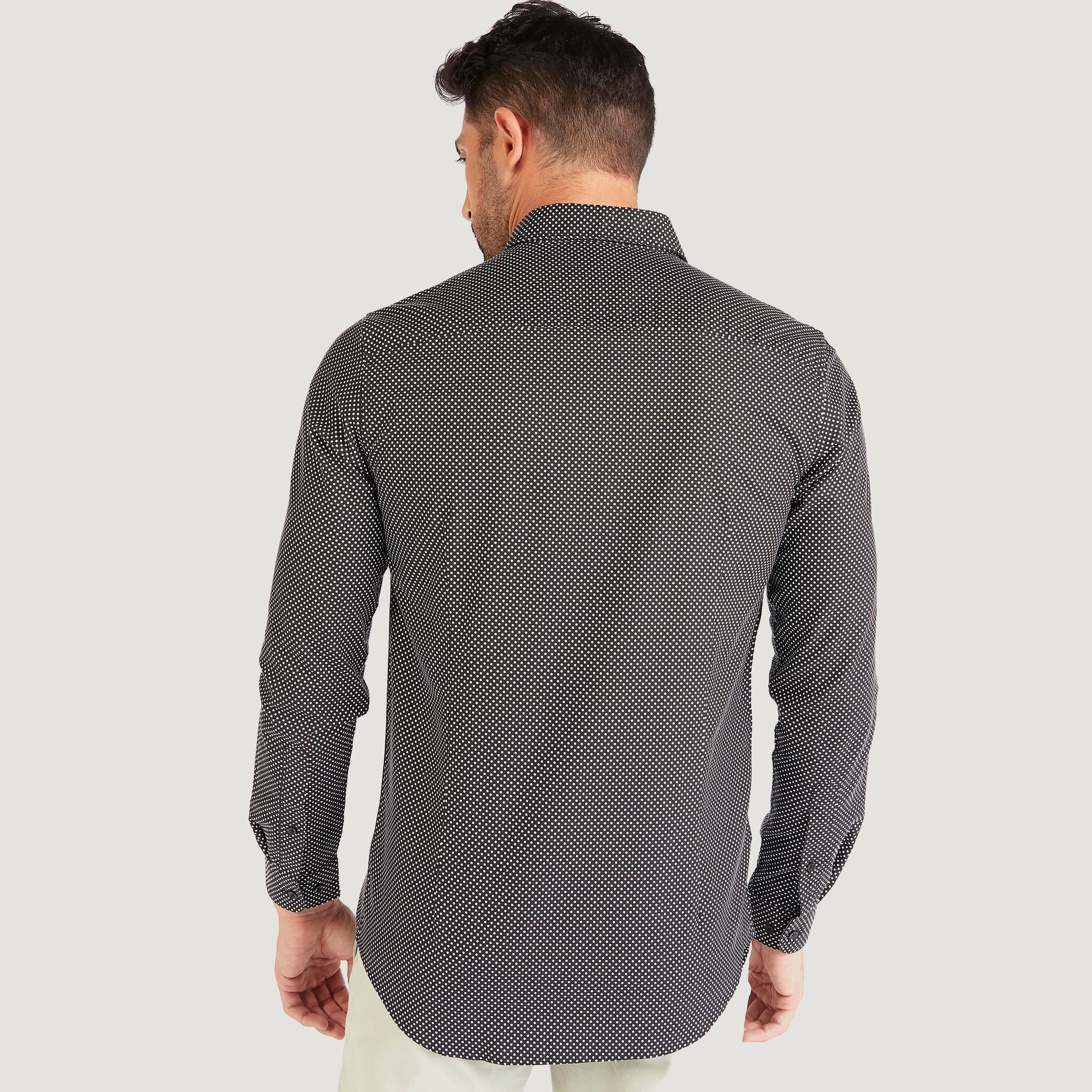 Printed Shirt with Long Sleeves and Button Closure-men-clothing-shirts-image-4