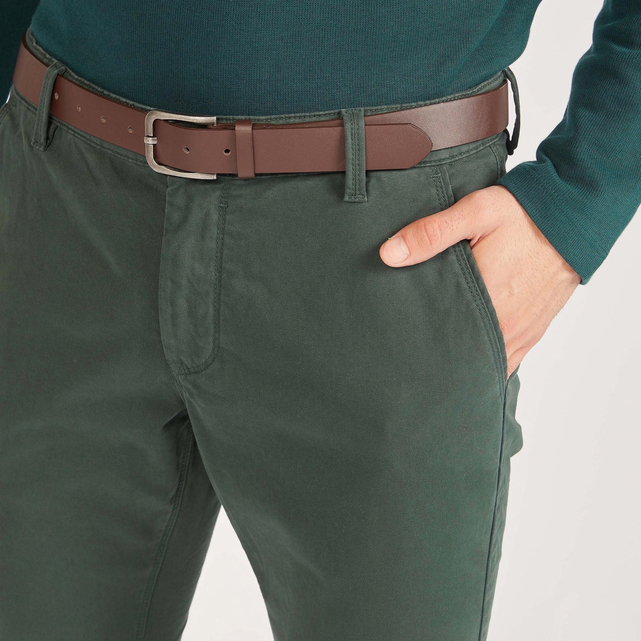 Slim Fit Chinos with Belt and Pockets-men-clothing-bottoms-trousersandchinos-chinos-image-3