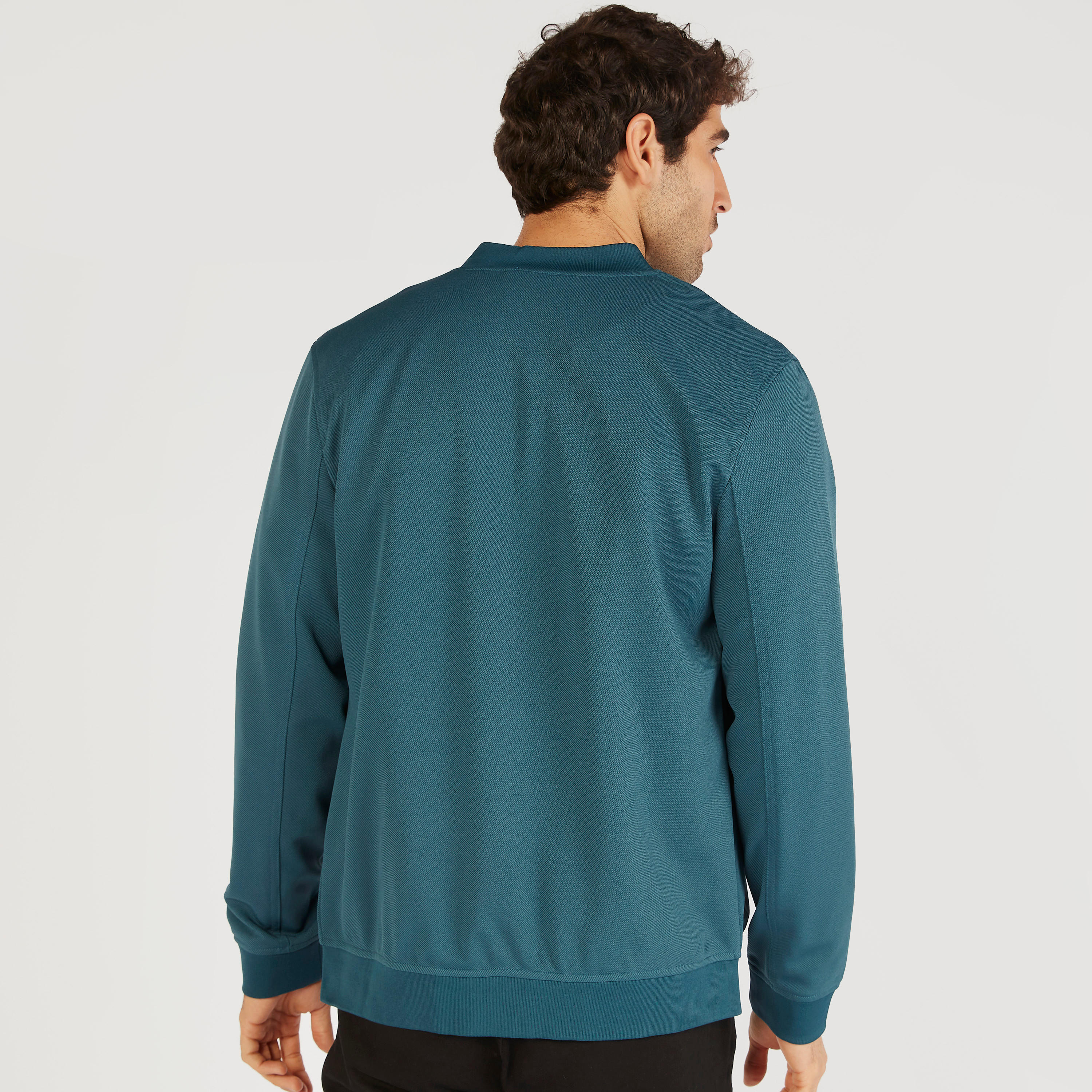 Solid Zip Through Bomber Jacket with Long Sleeves and Pockets-men-clothing-jacketsandblazers-jackets-image-9
