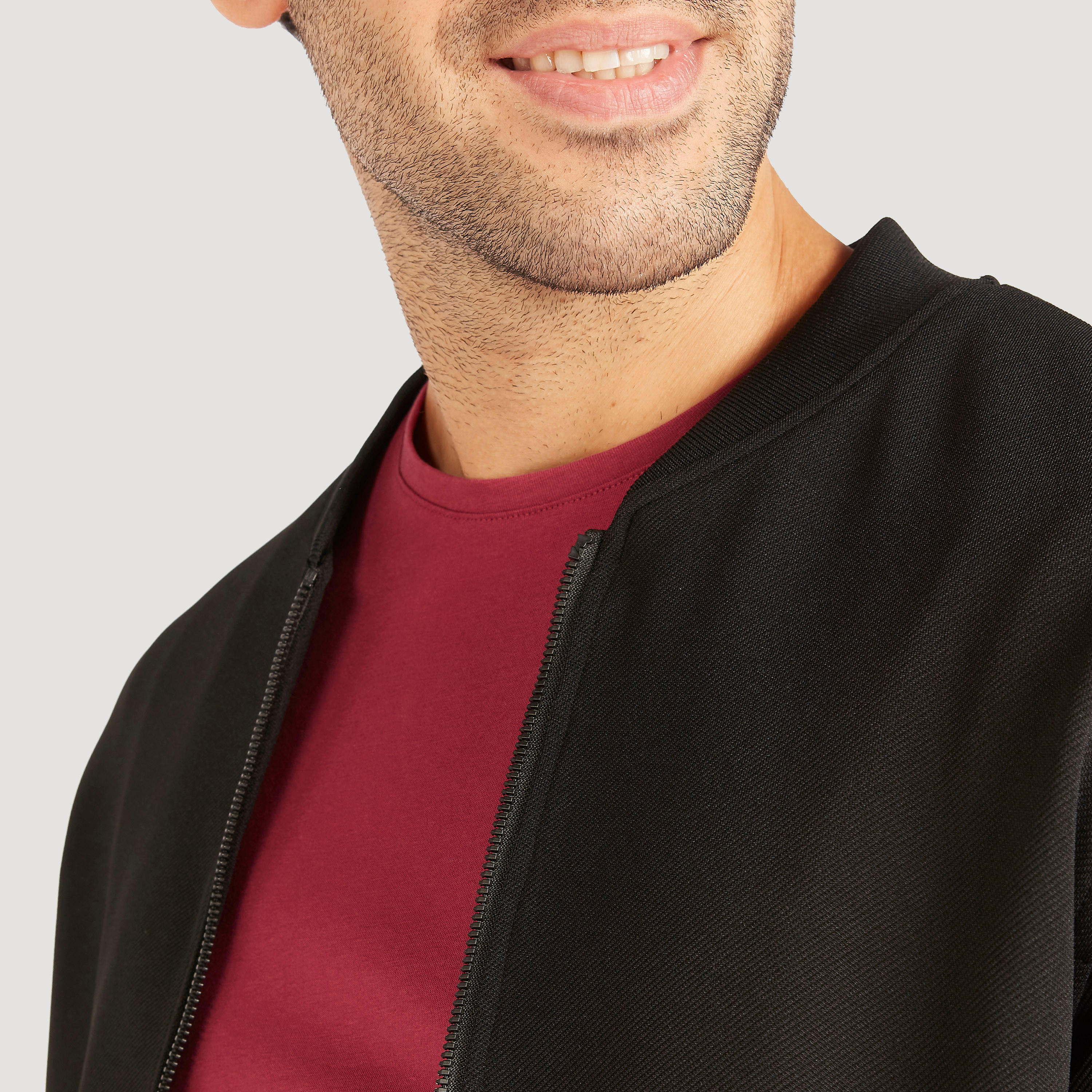 Solid Zip Through Bomber Jacket with Long Sleeves and Pockets-men-clothing-jacketsandblazers-jackets-image-16