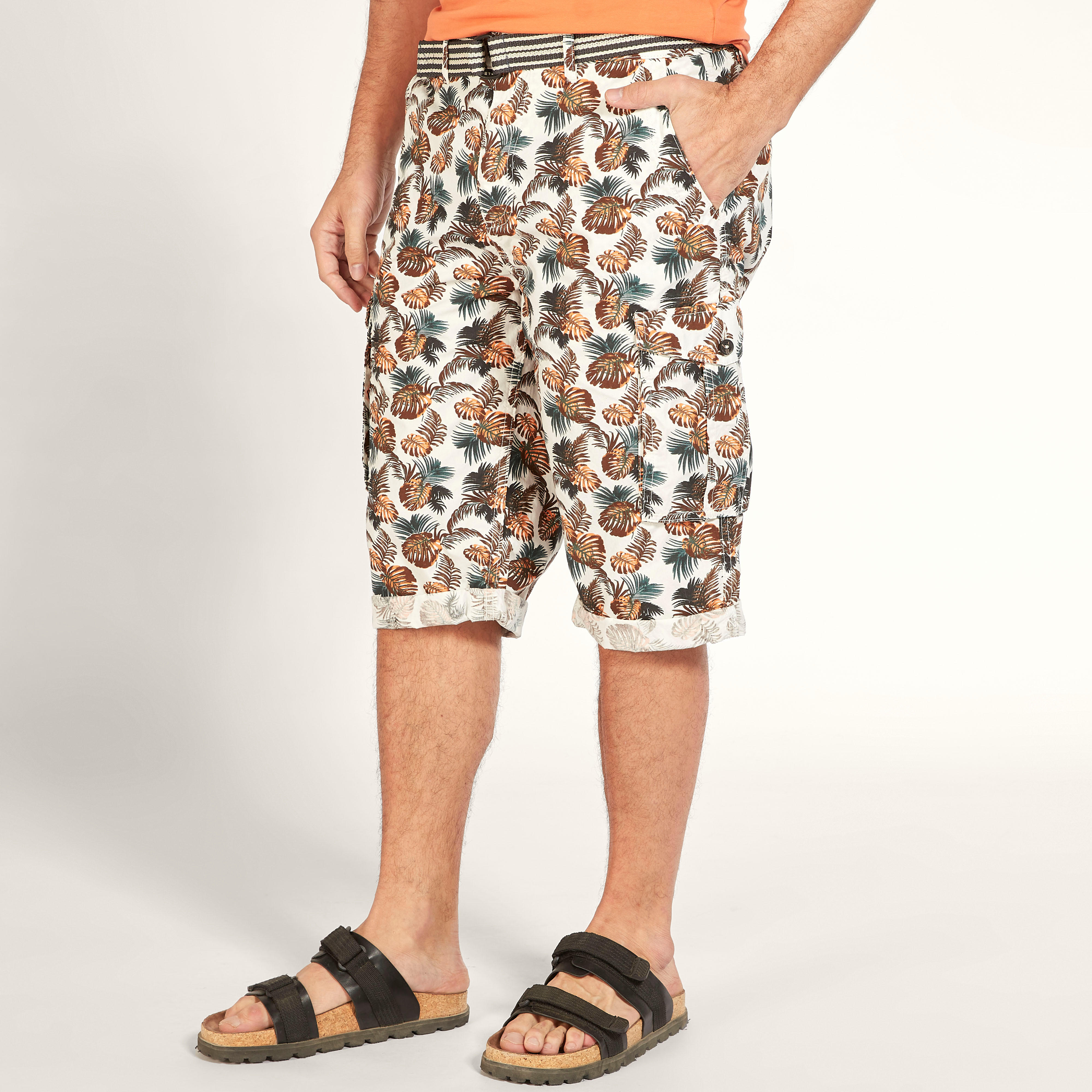 شورت كارجو بجيوب وحزام وطبعات-men-clothing-bottoms-shorts-image-1