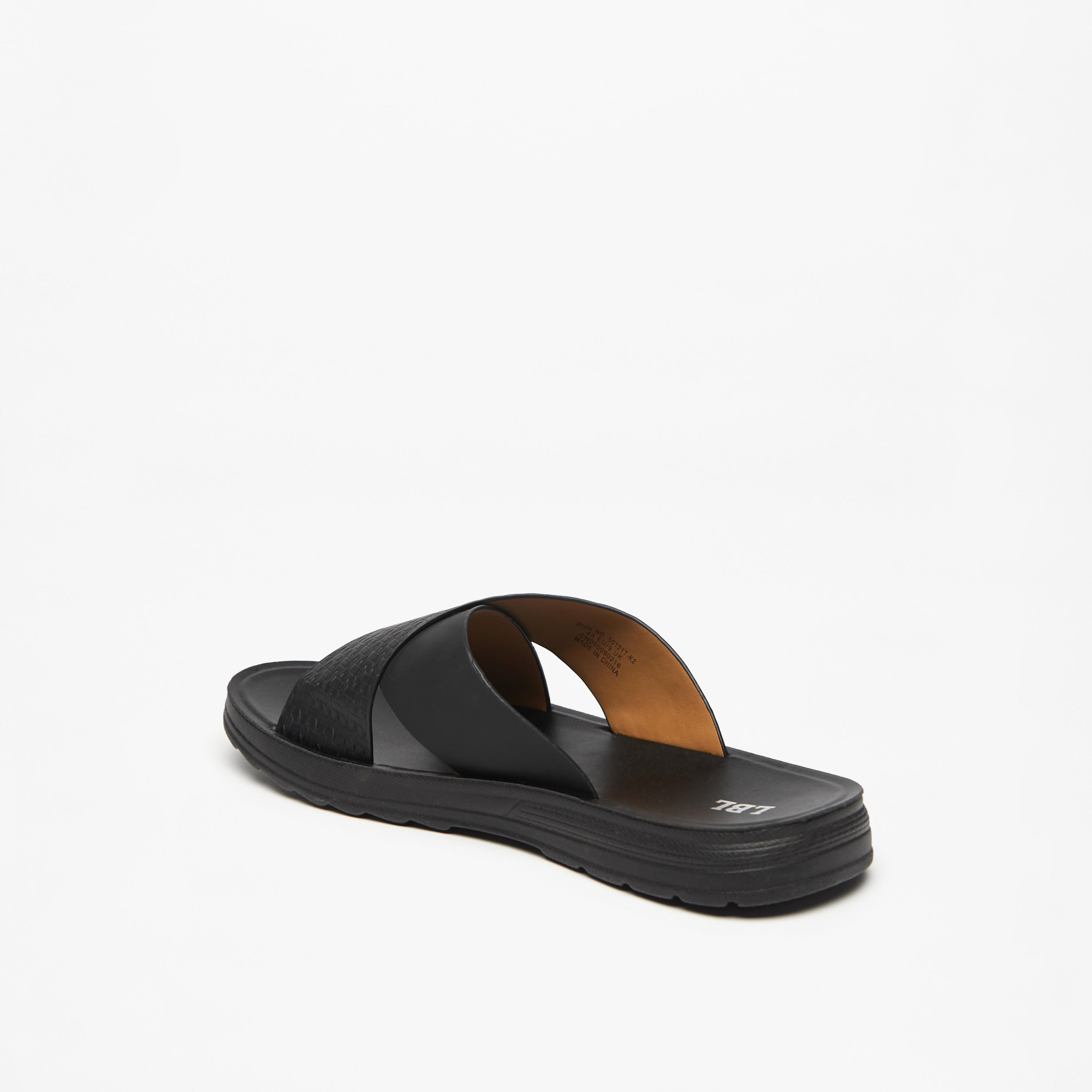 LBL by Shoexpress Men's Textured Slip-On Comfort Sandals-men-shoes-sandals-image-3