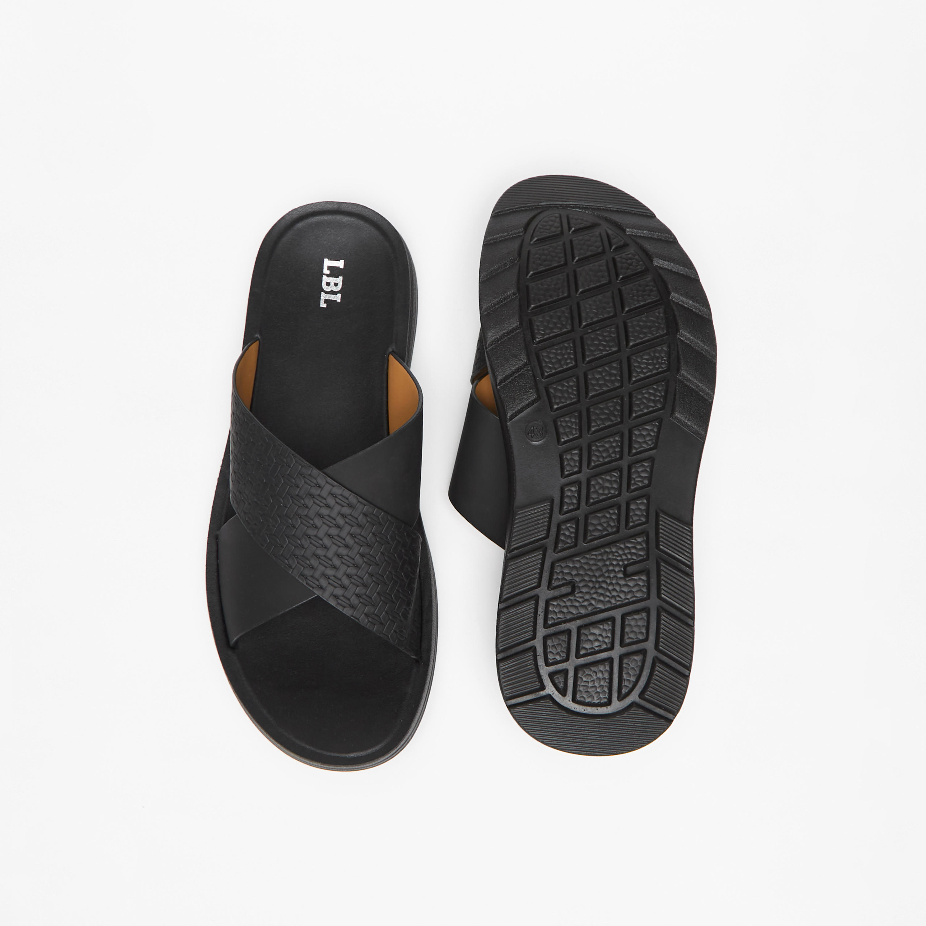 LBL by Shoexpress Men's Textured Slip-On Comfort Sandals-men-shoes-sandals-image-4