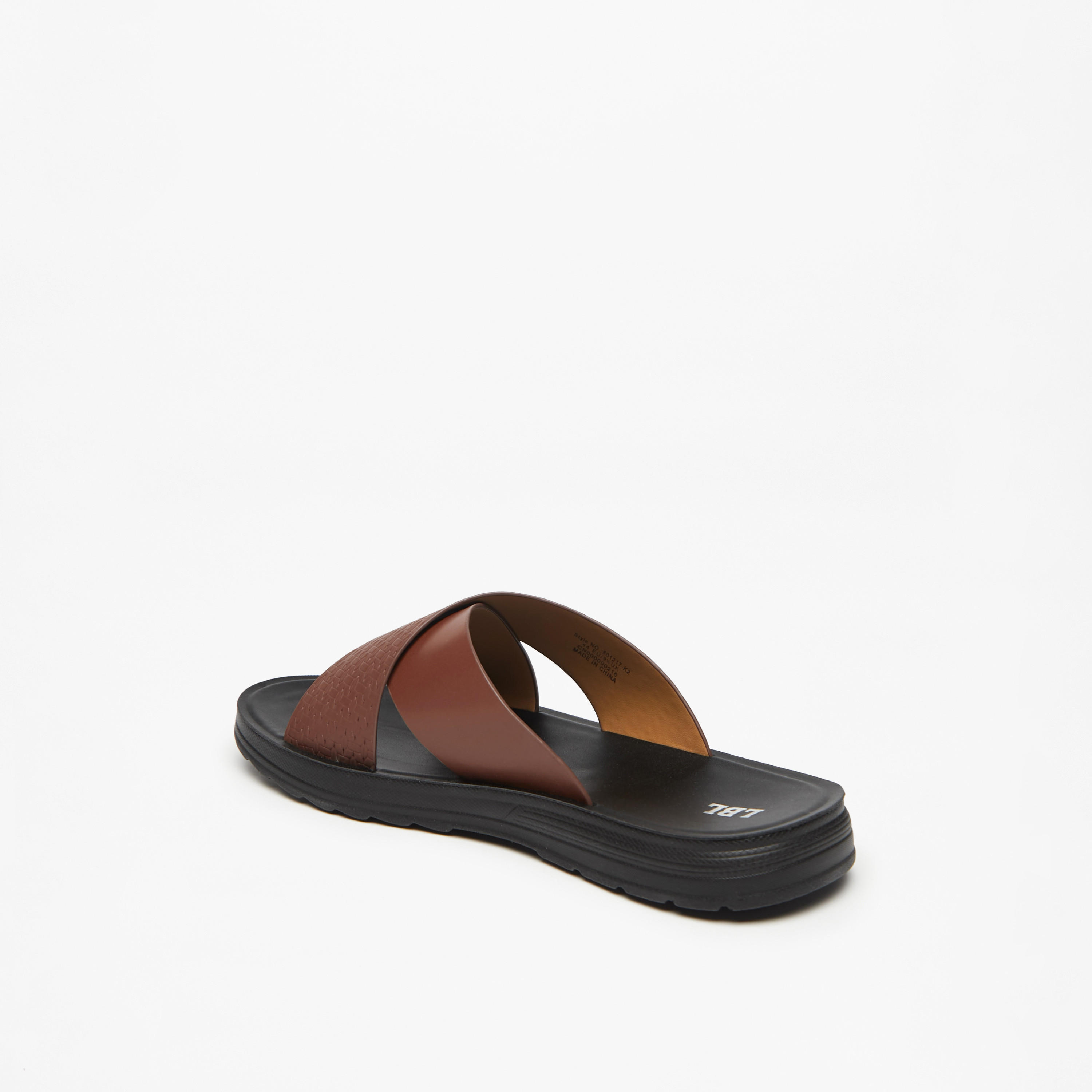 LBL by Shoexpress Men's Textured Slip-On Comfort Sandals-men-shoes-sandals-image-3