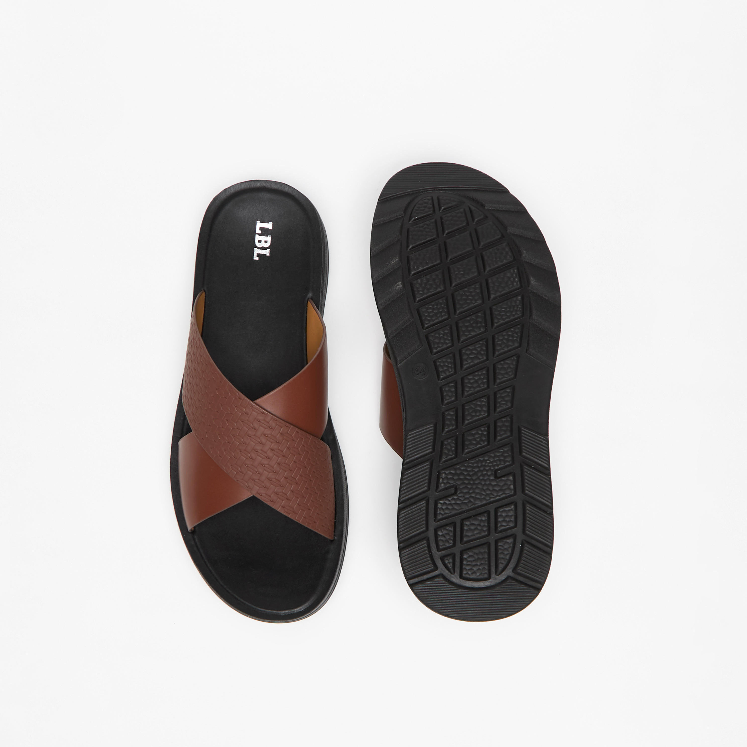 LBL by Shoexpress Men's Textured Slip-On Comfort Sandals-men-shoes-sandals-image-4